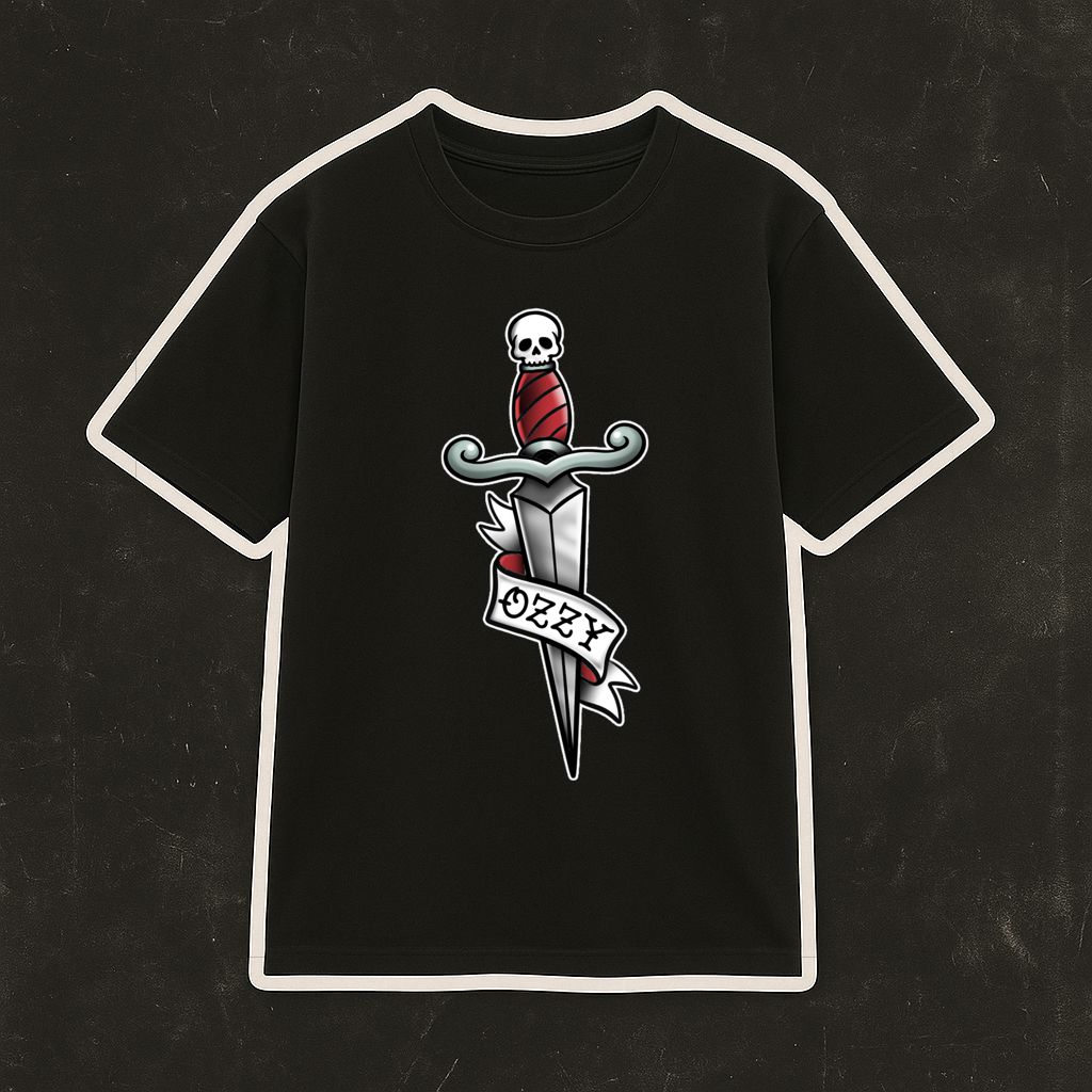 T-shirt Ozzy Dagger - Adulto