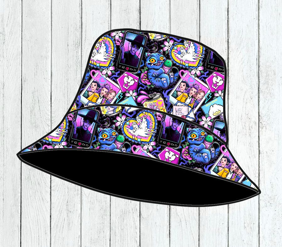 Chapéu de Sol Criança K-Pop Demon Hunters - Por Encomenda