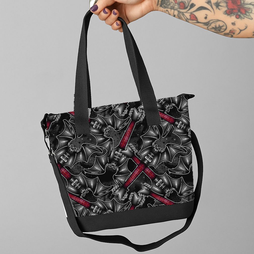 Moshpit Tote Bag - Bat guitars