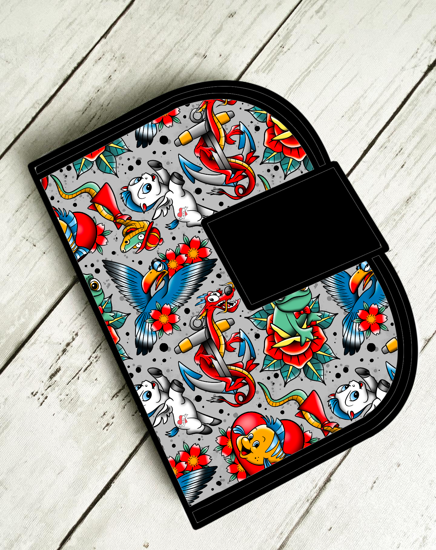 Porta-Documentos Tattoo Sidekicks - Por Encomenda