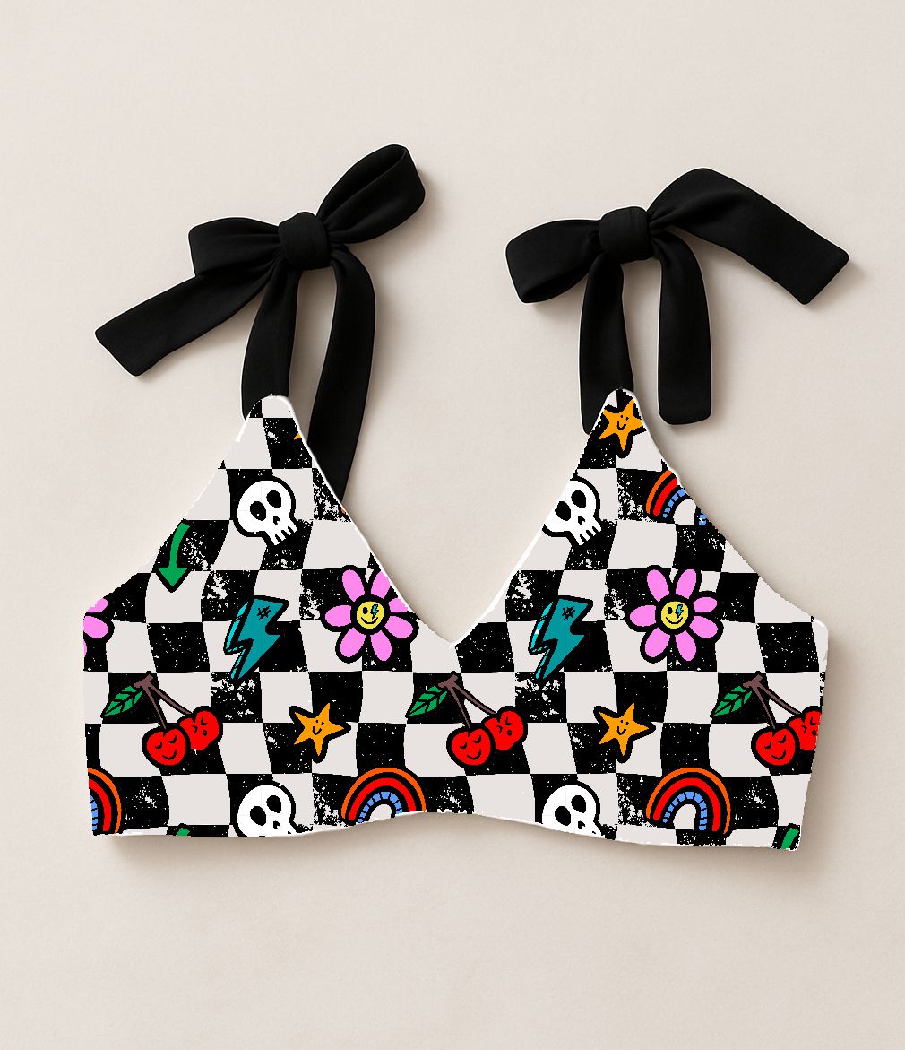 Soutien Jackie Wavy Checks - Por encomenda