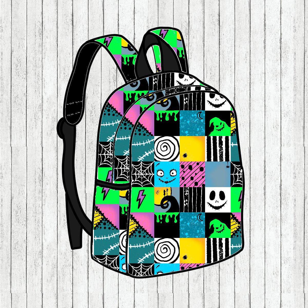 Mini-Mochila NBC Checks - Por Encomenda