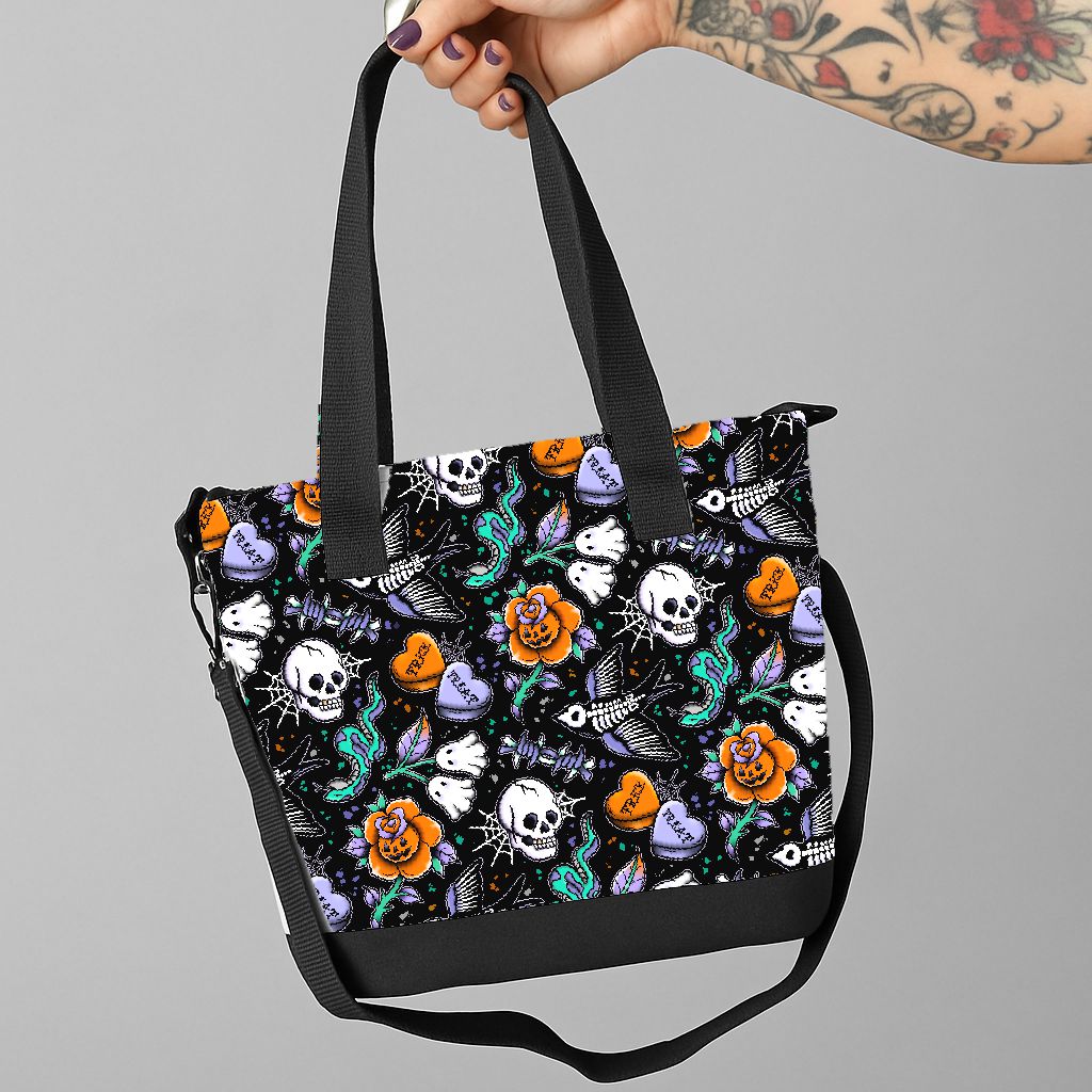 Moshpit Tote Bag - Halloween Tattoos