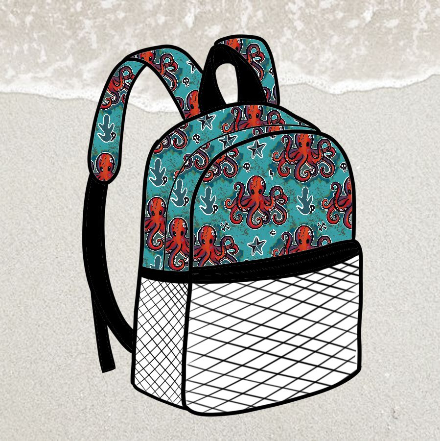 Mochila de Rede para a Praia (Todos os padrões) - Por Encomenda