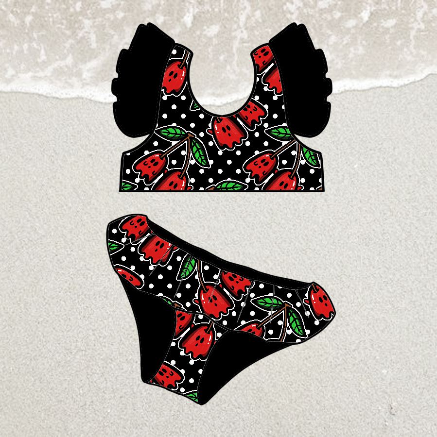 Bikini de Criança Cherrys - Por Encomenda