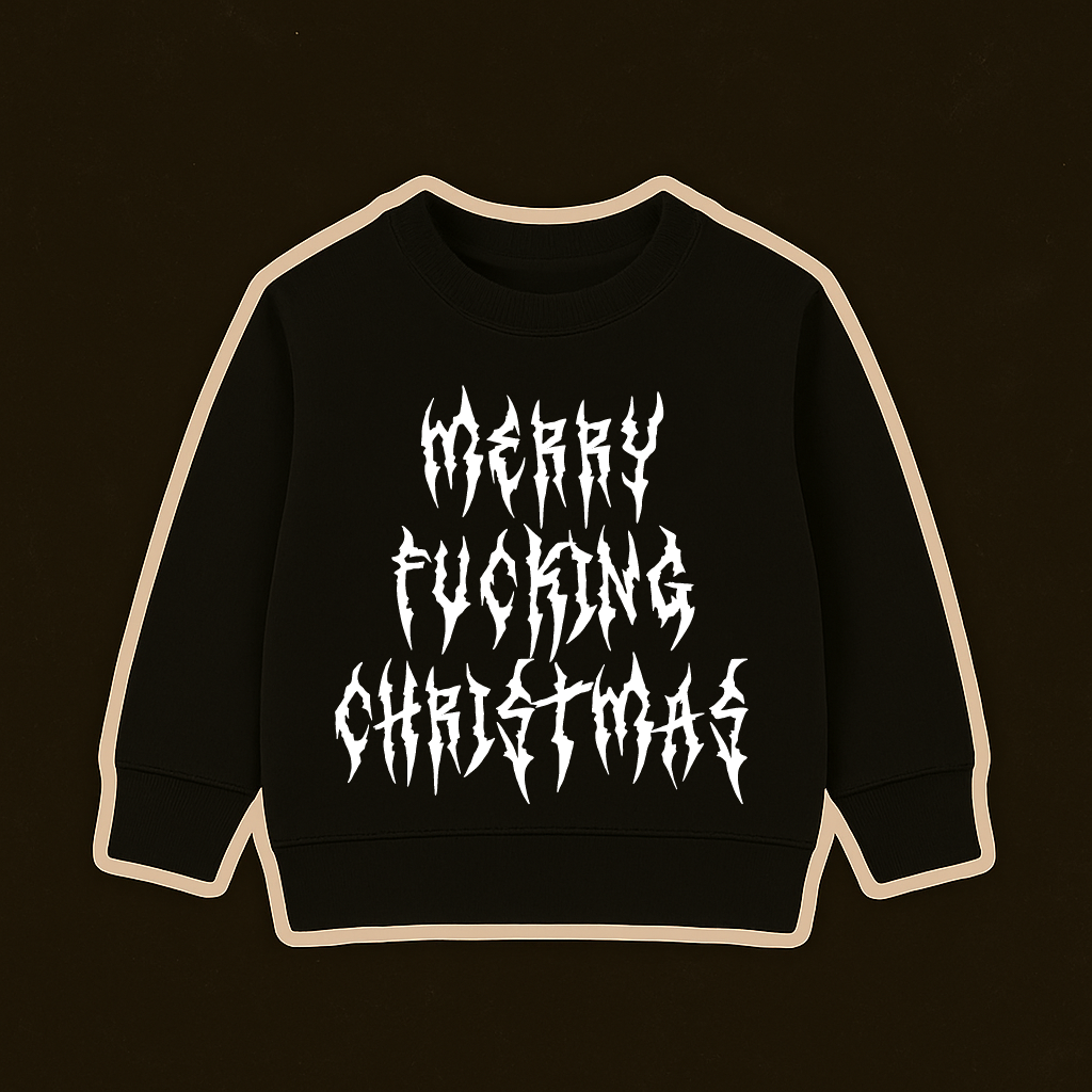 Sweat-shirt Merry F-ing Xmas - Adulto