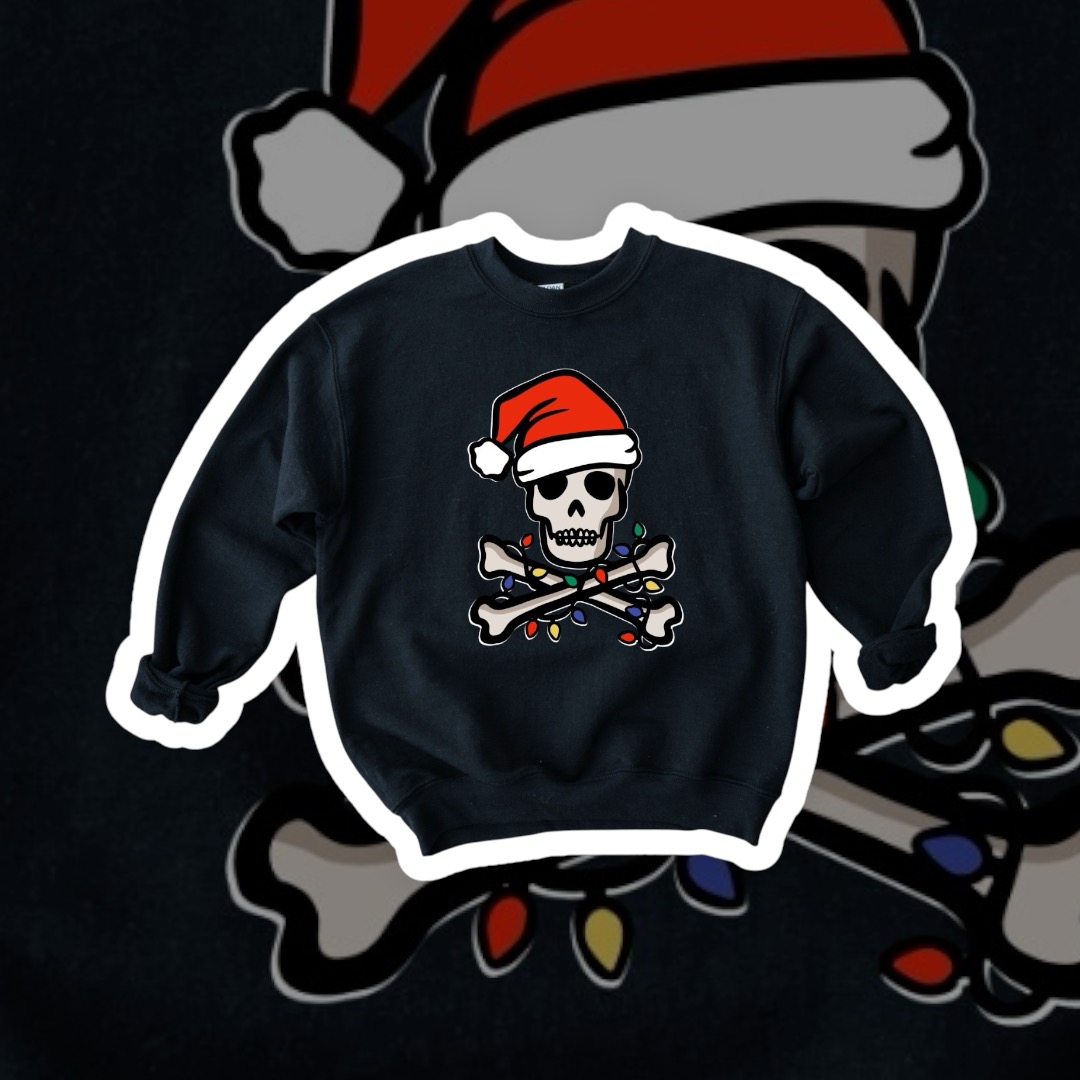 Sweat-shirt Skull Santa - Criança