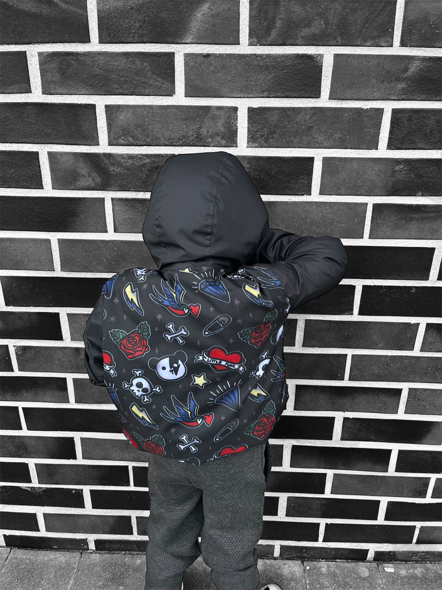 Corta-Vento Impermeável Little Punk - Criança