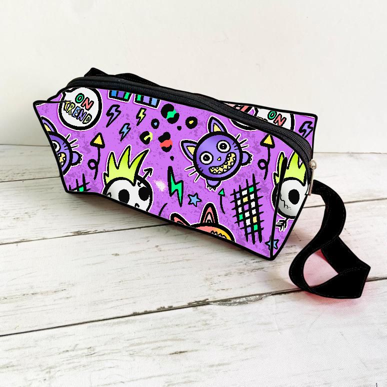 Estojo Boxy Girly Punk - Por Encomenda