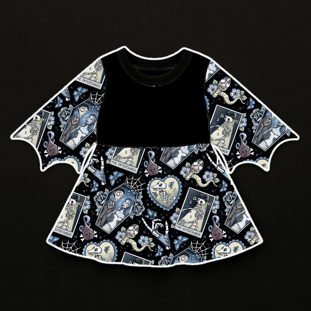 Bat Dress Bride Tattoos - Por Encomenda