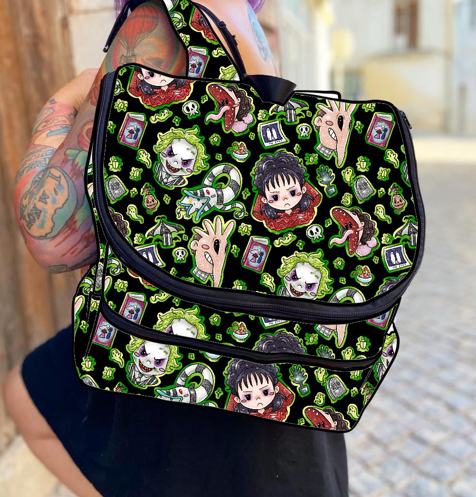Mochila Busy Mom Beetlejuice - Por Encomenda