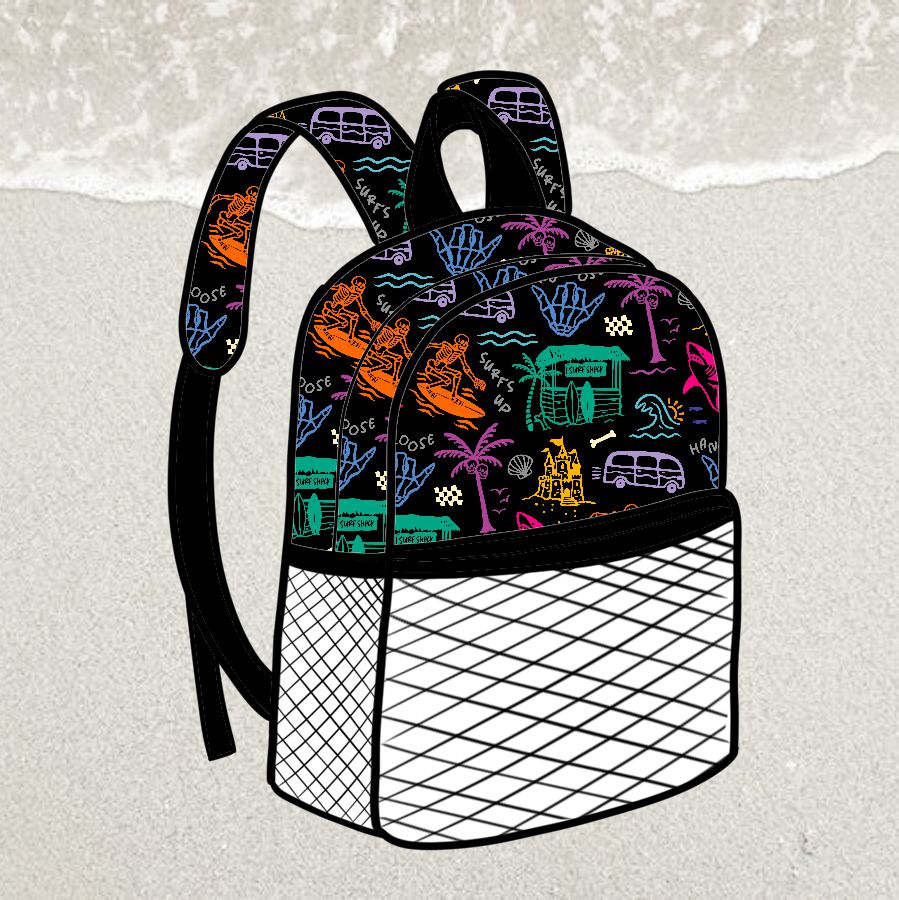 Mochila de Rede para a Praia (Todos os padrões) - Por Encomenda