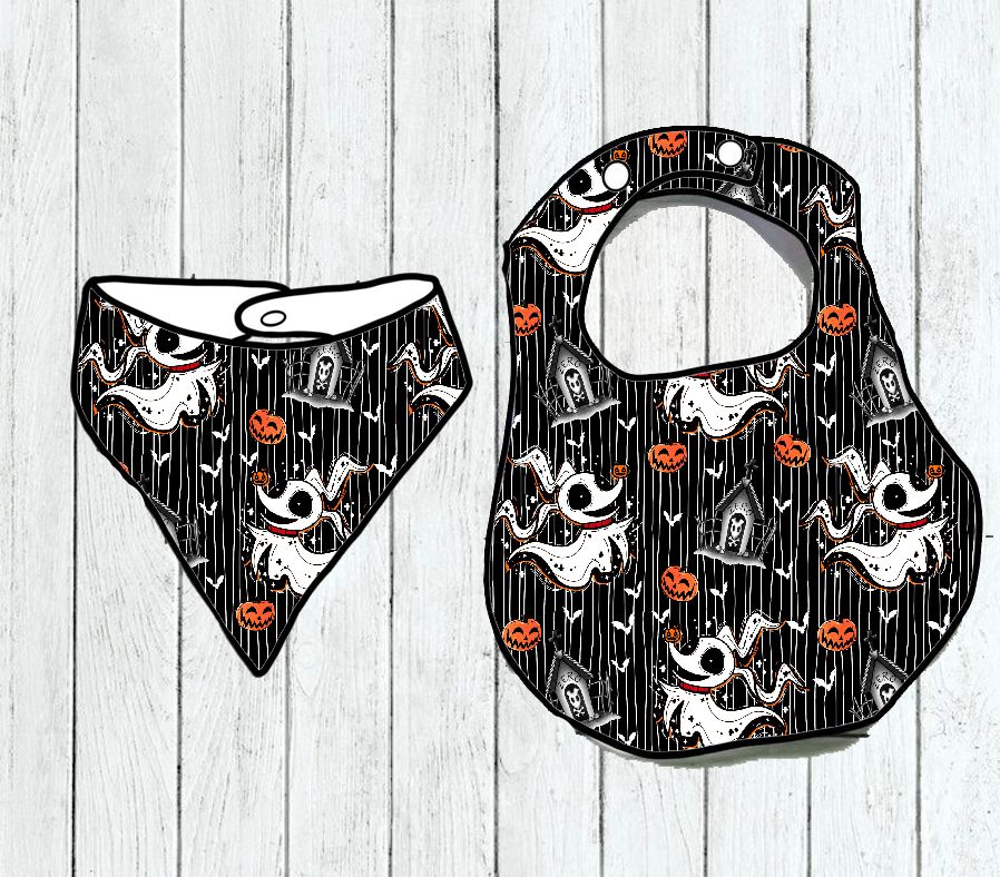 Babetes Redondos ou Bandana Zero Stripes - Por Encomenda