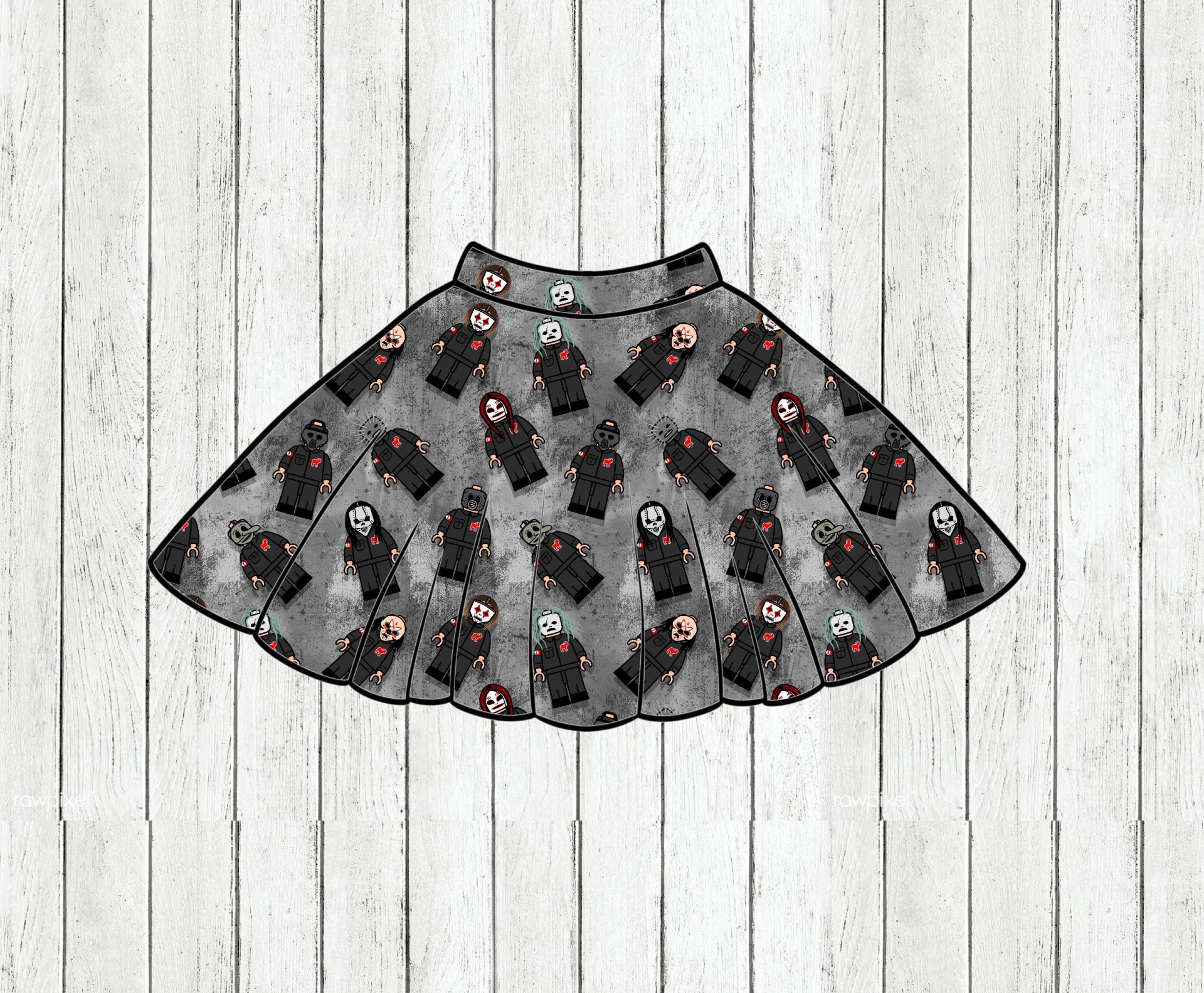 Saia Rodada Slipknot Lego - Por Encomenda