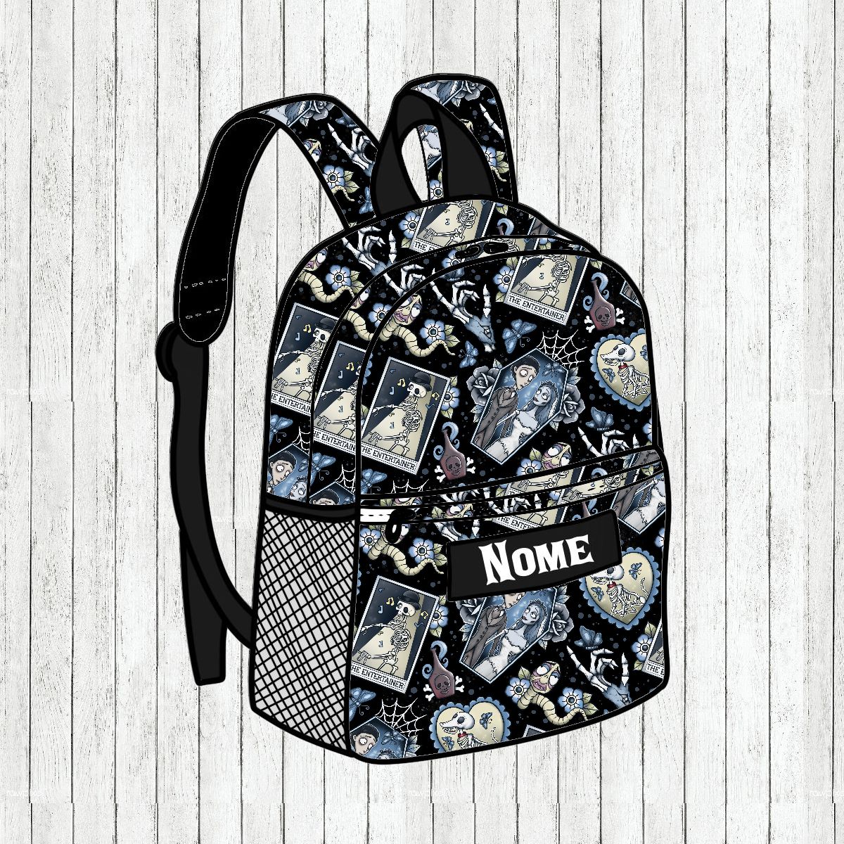 Mochila Escolinha/Primária Bride Tattoos - Por Encomenda