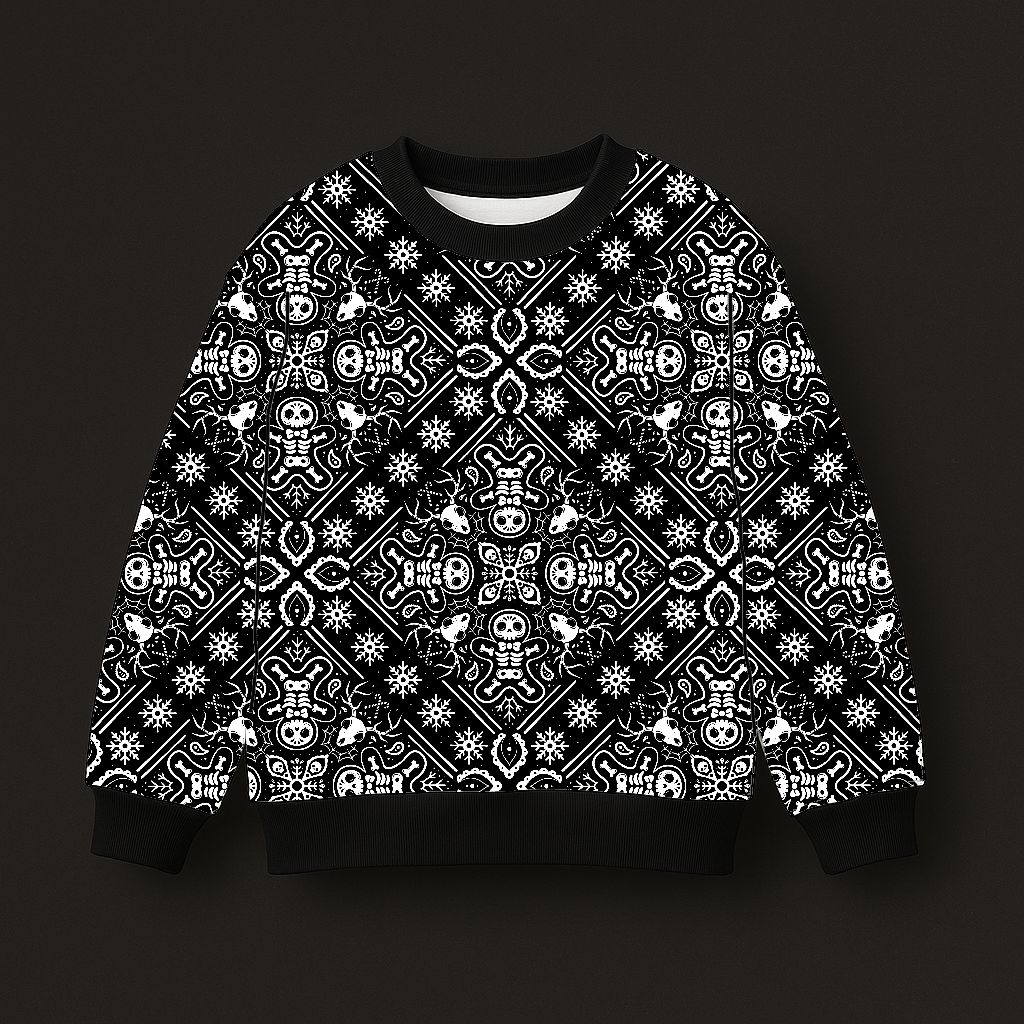 Sweat-Shirt Ginger Bread Skull - Adulto