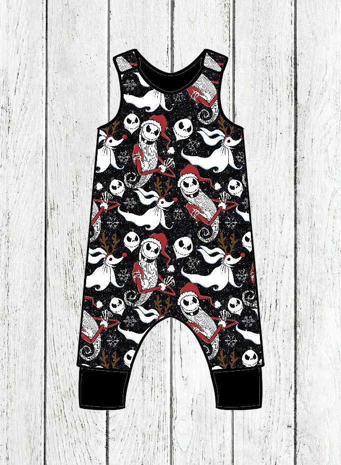 Jardineiras Grow With Me Nightmare Before Christmas - Por Encomenda