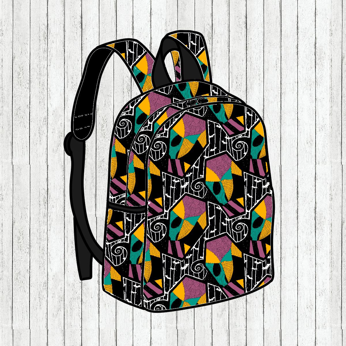 Mini-Mochila Sally's Coffin - Por Encomenda