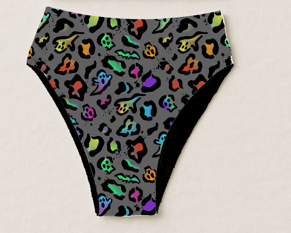 Cueca Bettie Spooky Leopard - Por encomenda