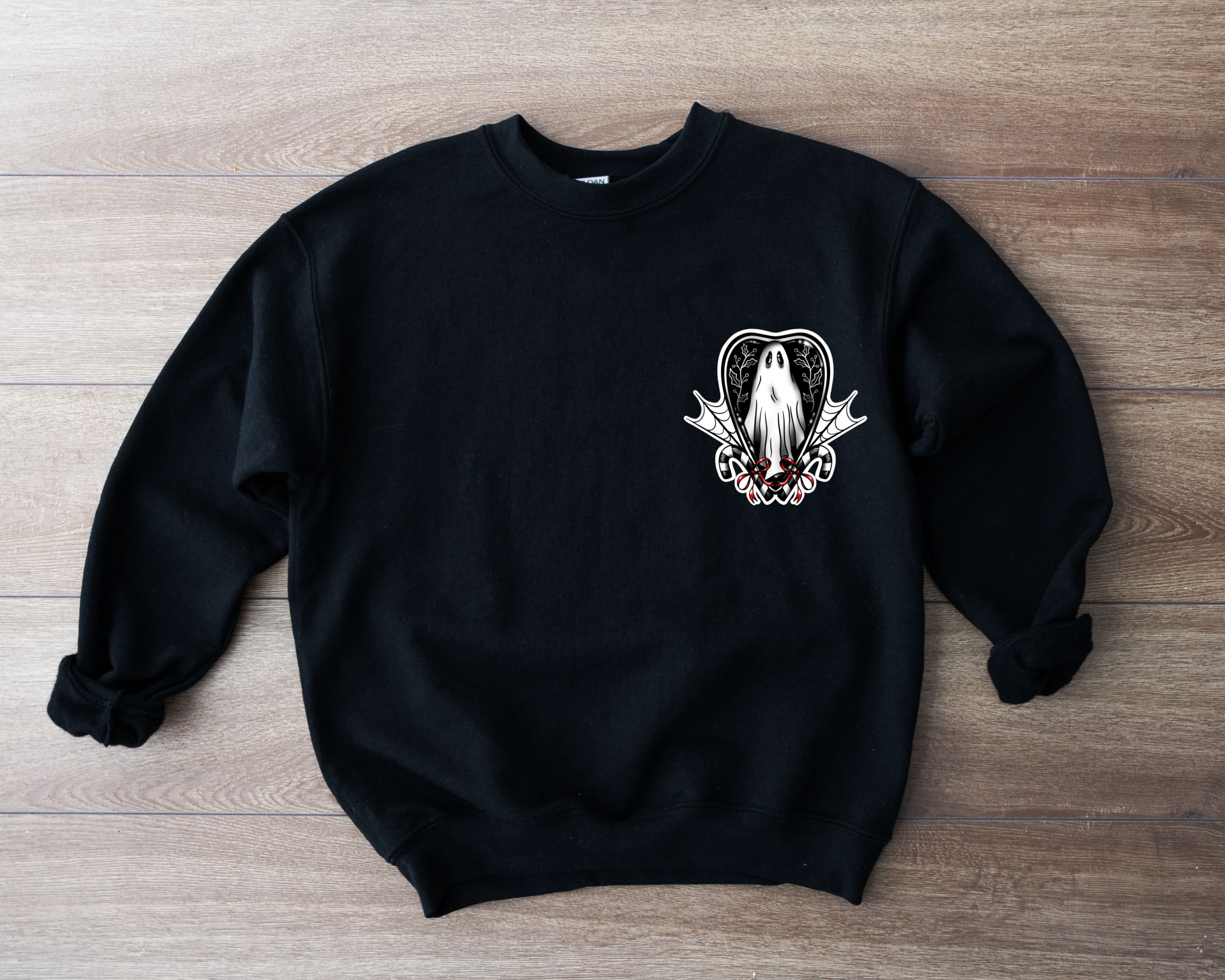 Sweat-shirt Christmas Ghost Pocketsize - Adulto