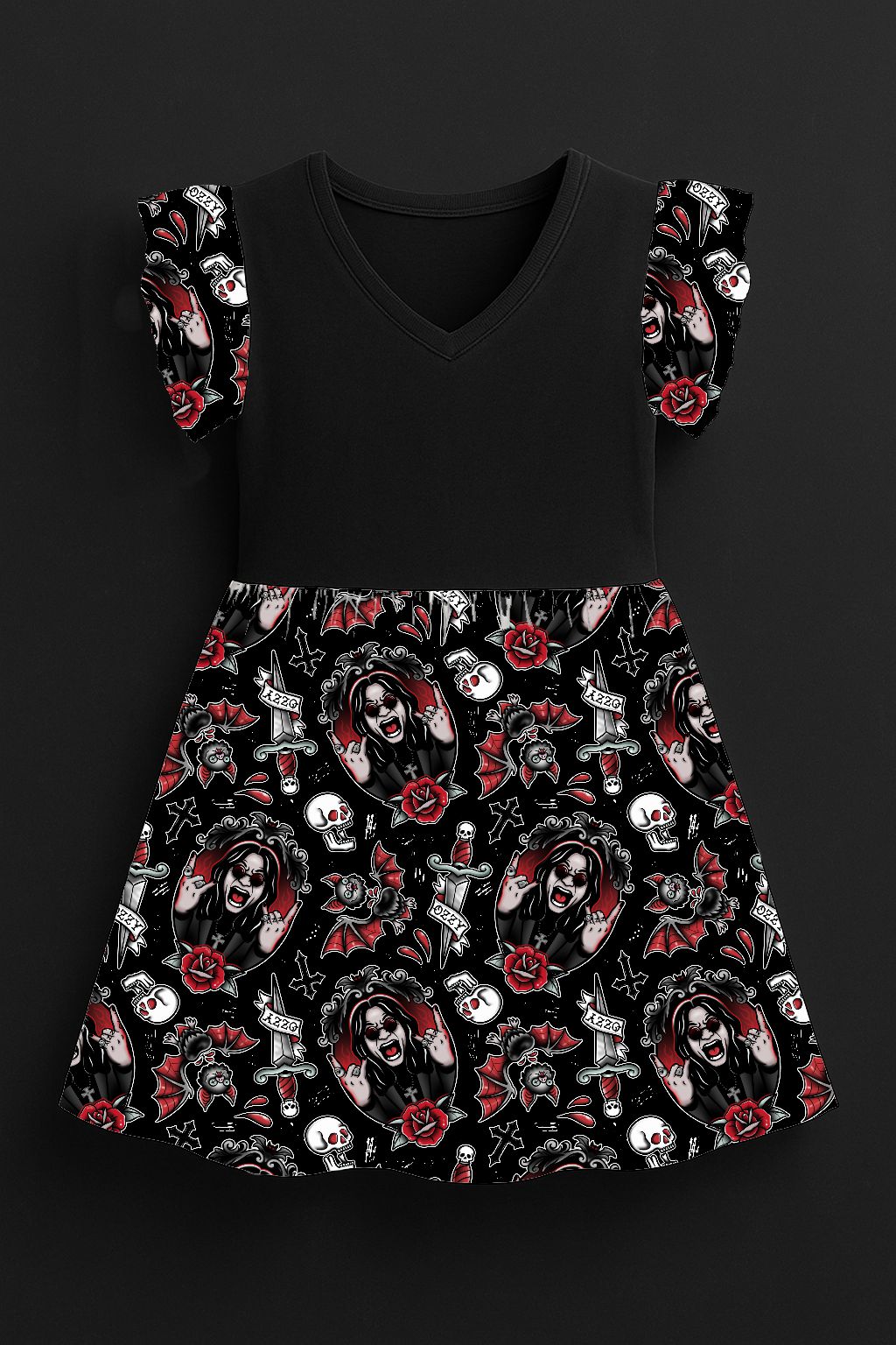 Smock Dress - Ozzy Tattoos