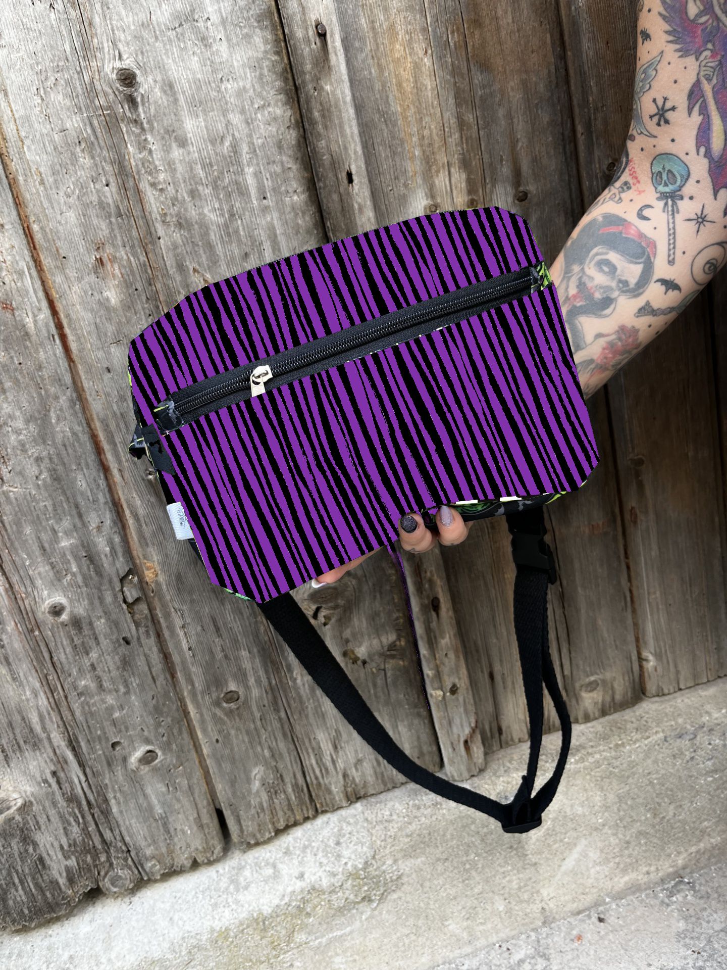Festival Bag - Nevermore Stripes