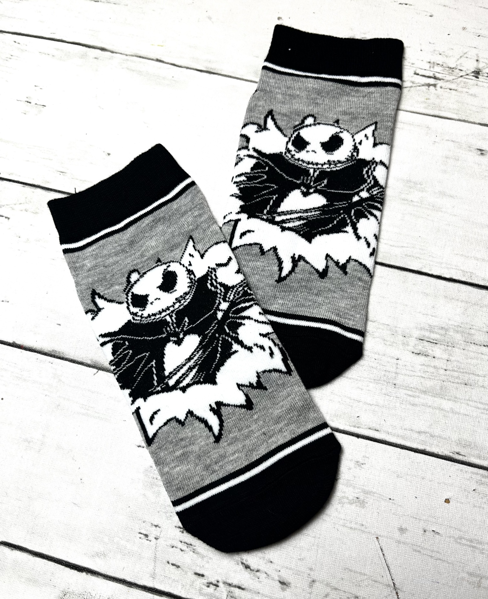 Meias Pézinho Jack Skellington