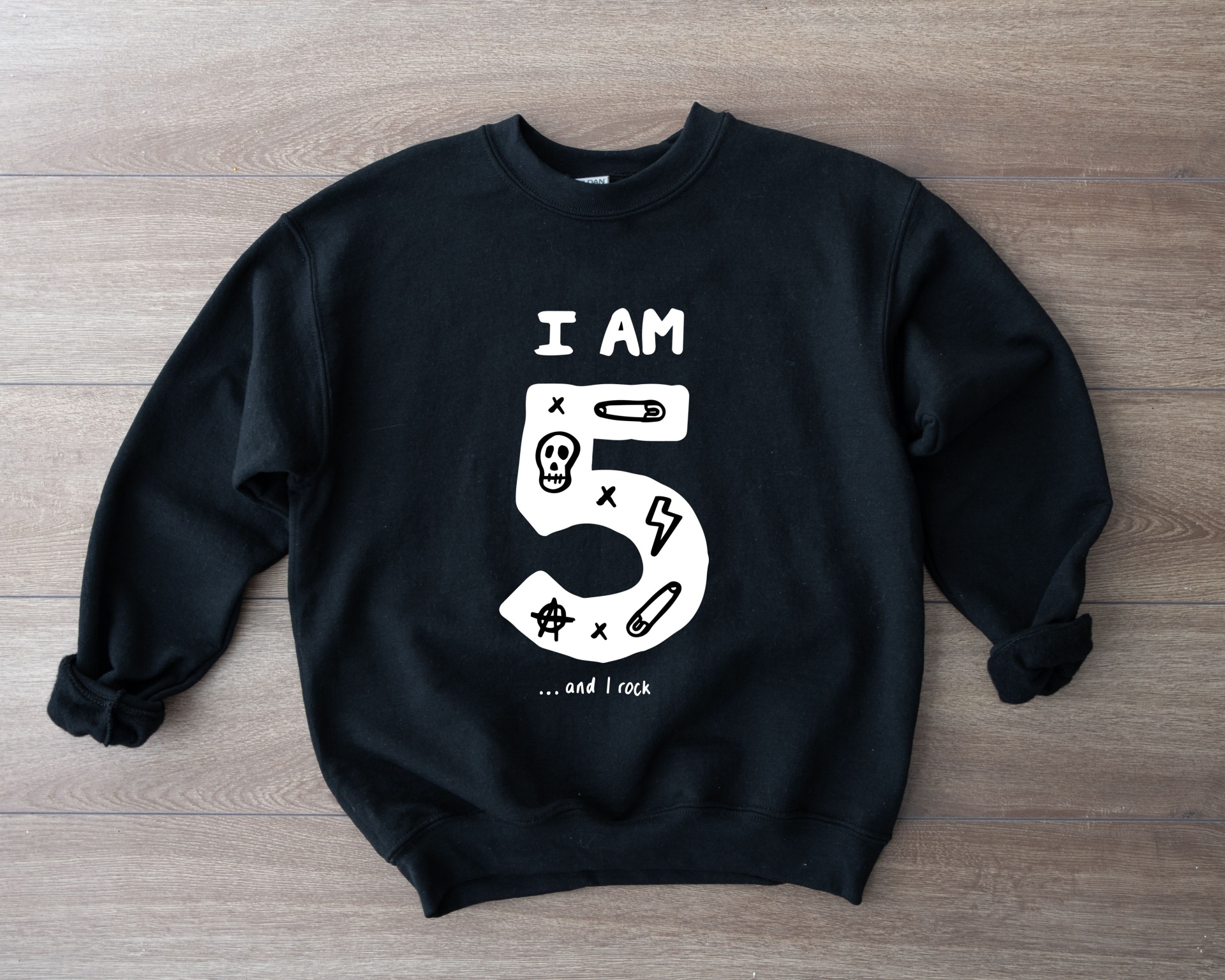 Sweat-shirt/Longsleeve I am 5!