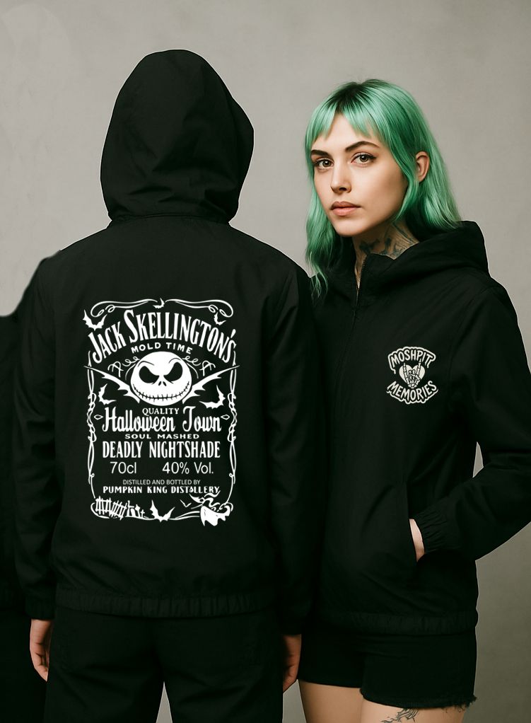 Corta-Vento Impermeável Jack Skellington - Adulto