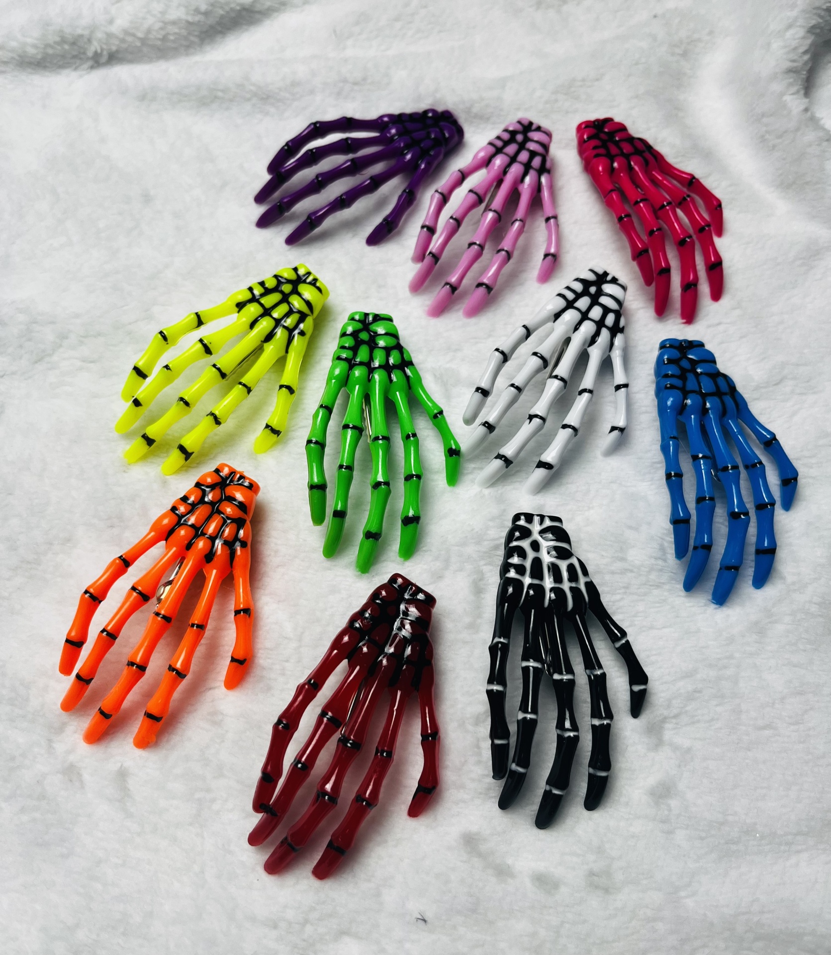 Ganchos Mão de Esqueleto