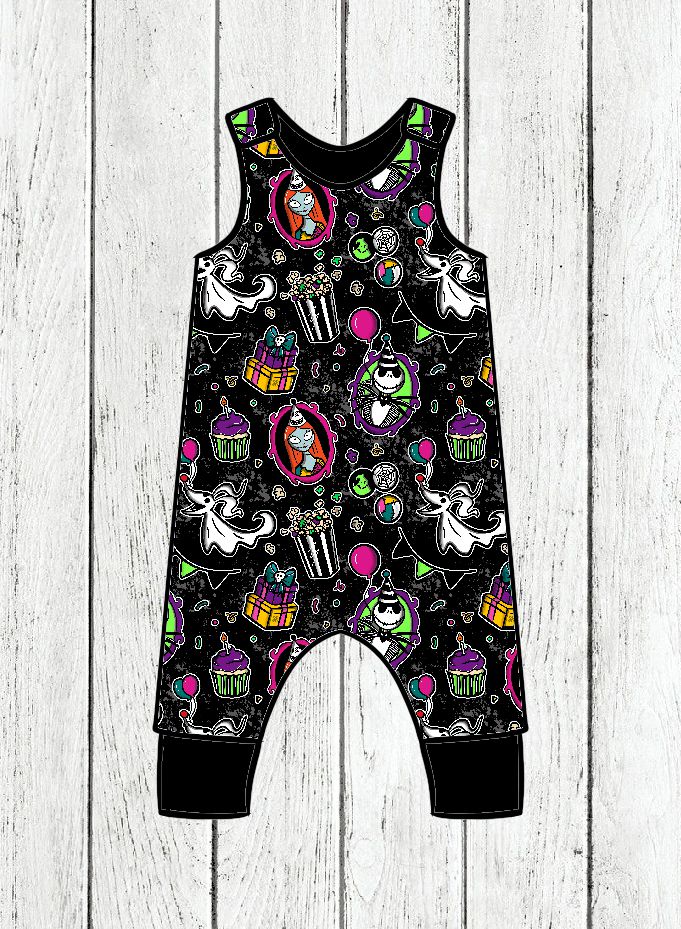 Jardineiras Grow With Me Jack's Party - Por Encomenda