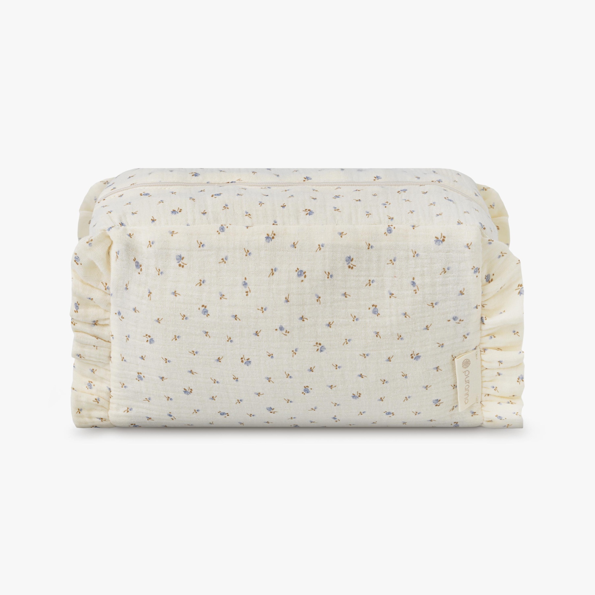 Necessaire Gaze de Algodão Flores