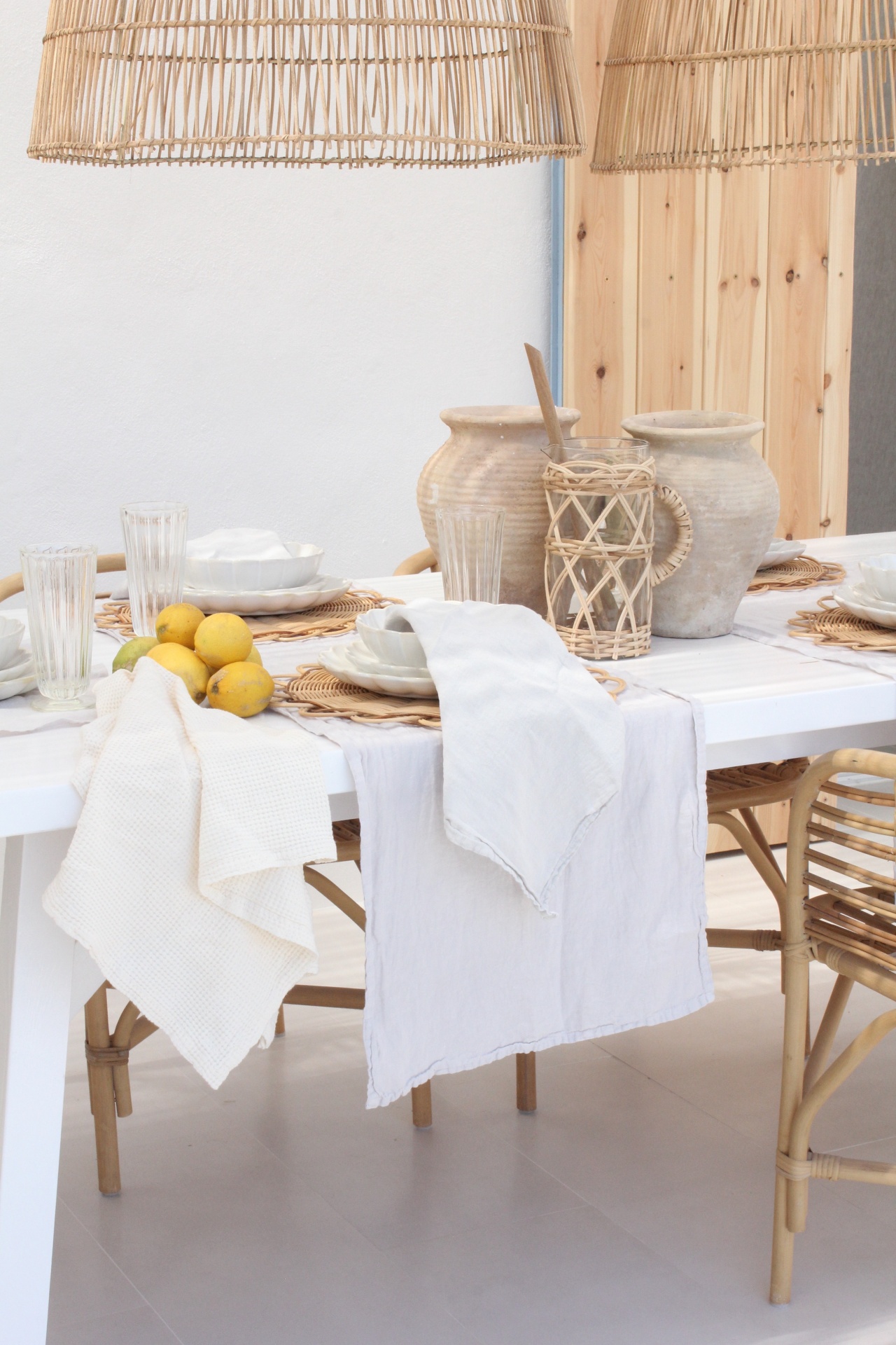 Guardanapos 100% Linho Light Grey (Pack de 2)