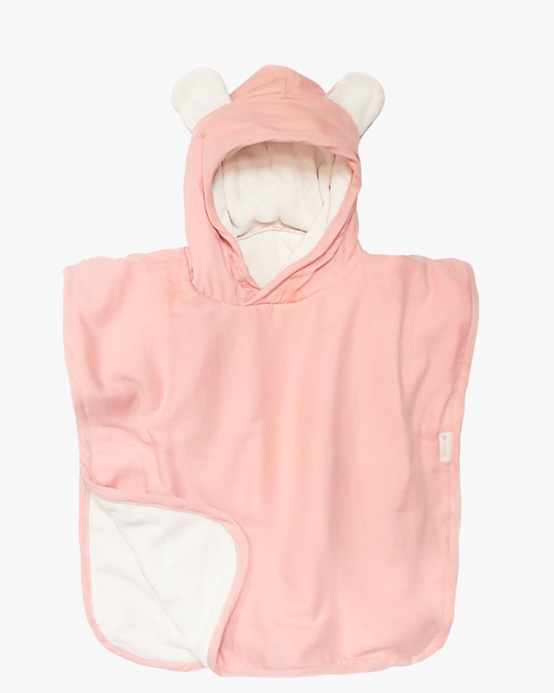 Poncho de Banho com Capuz Salmão