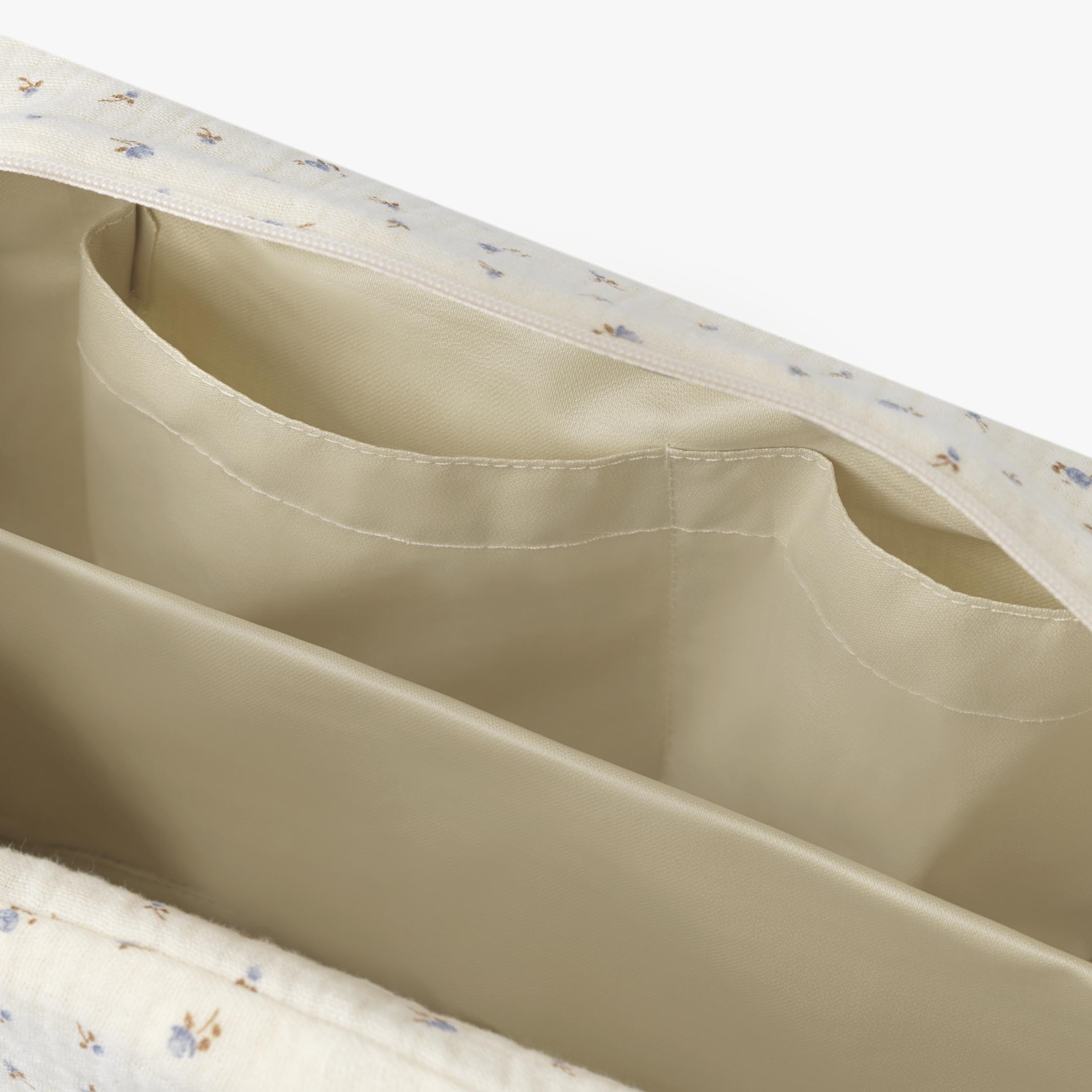 Necessaire Gaze de Algodão Flores