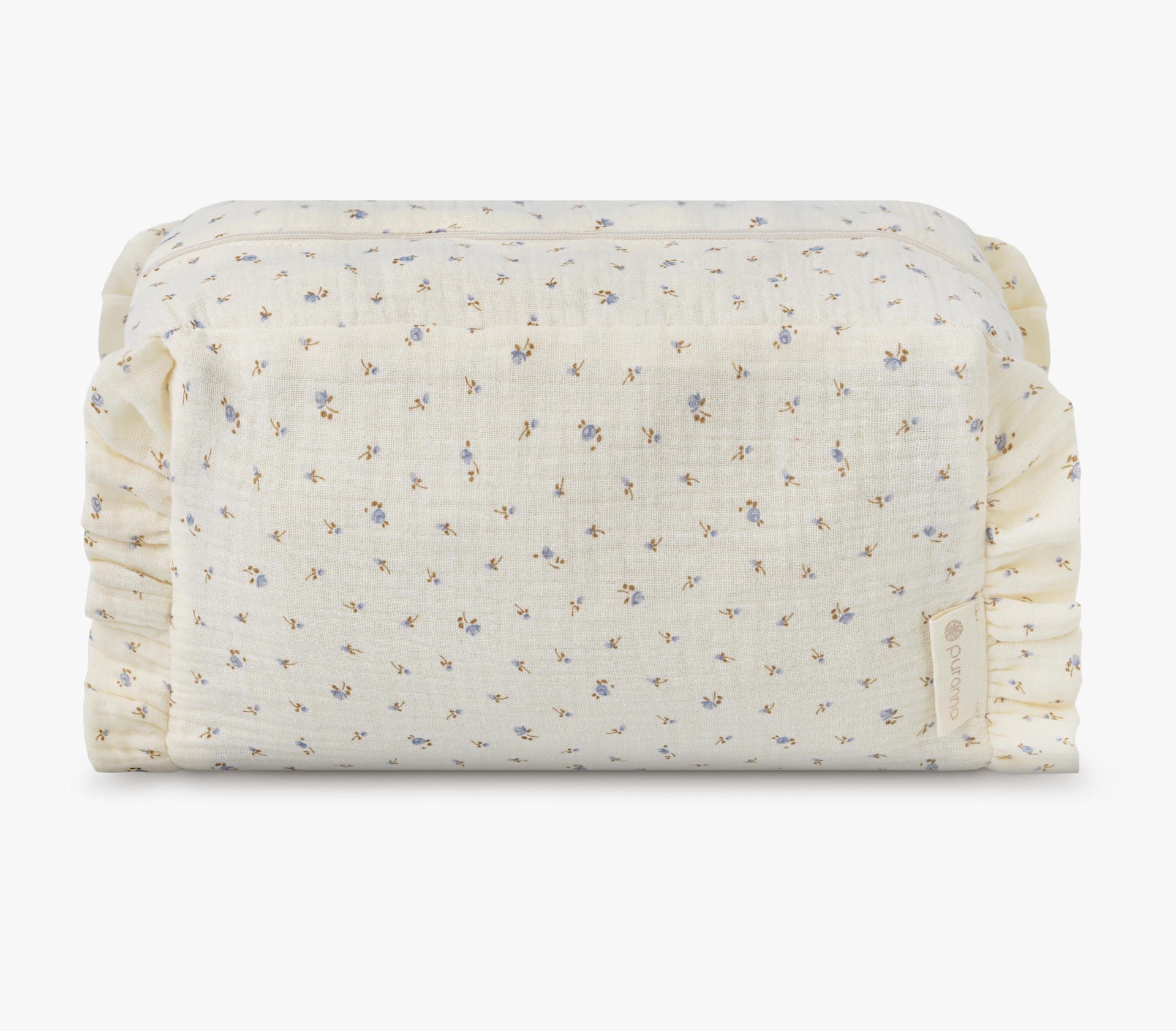 Necessaire Gaze de Algodão Flores