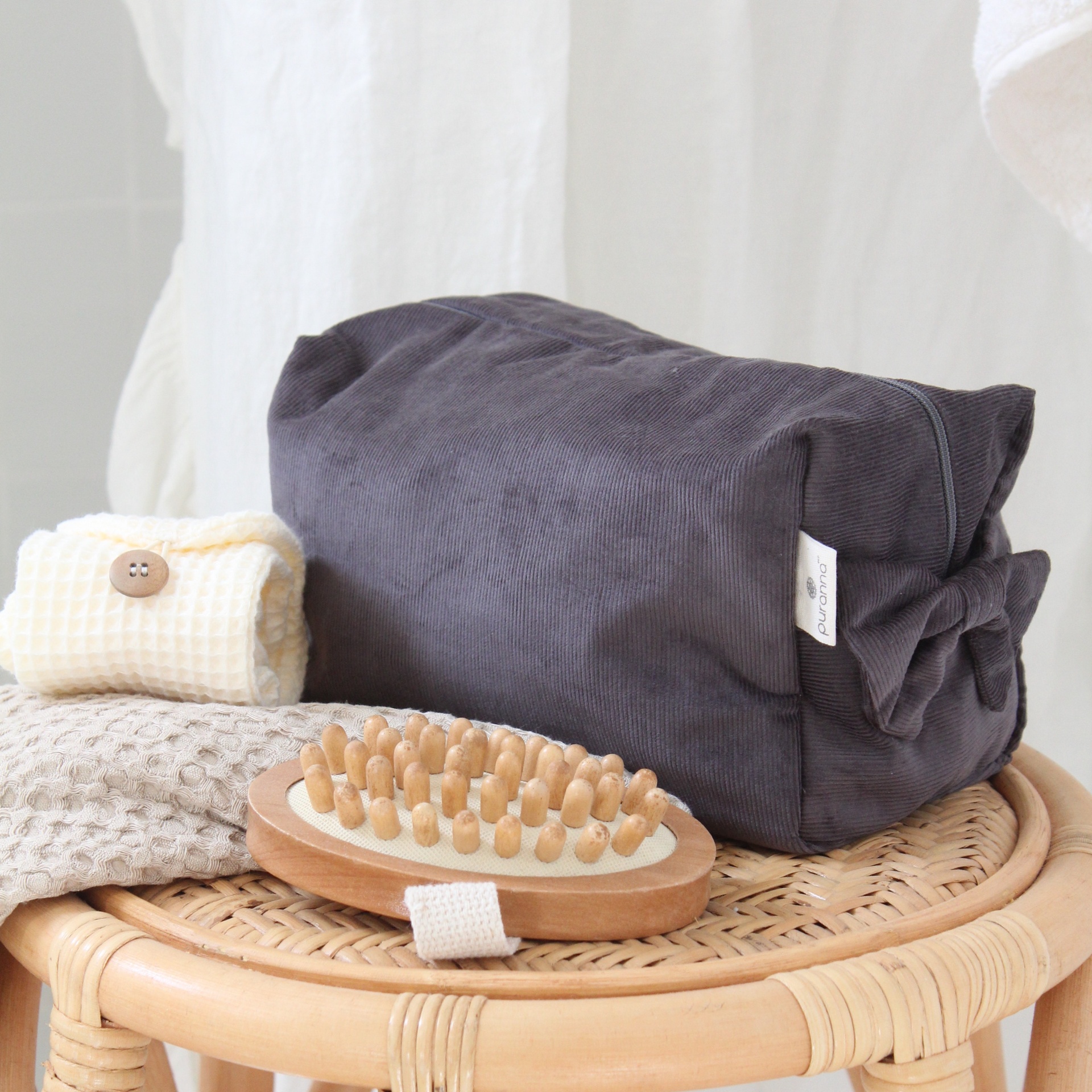 Necessaire Bombazine Cinzento