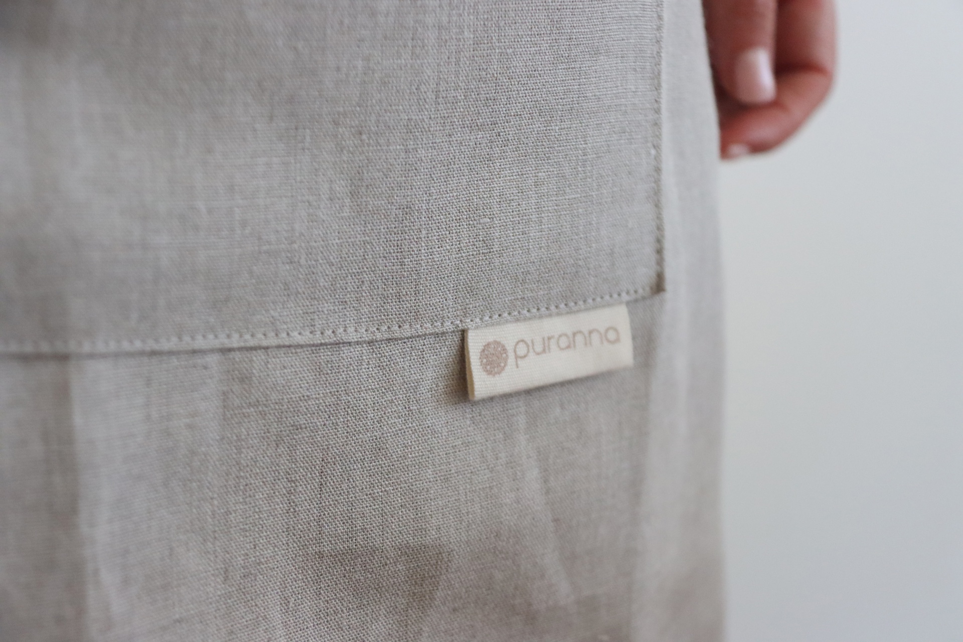 Avental em Linho Natural