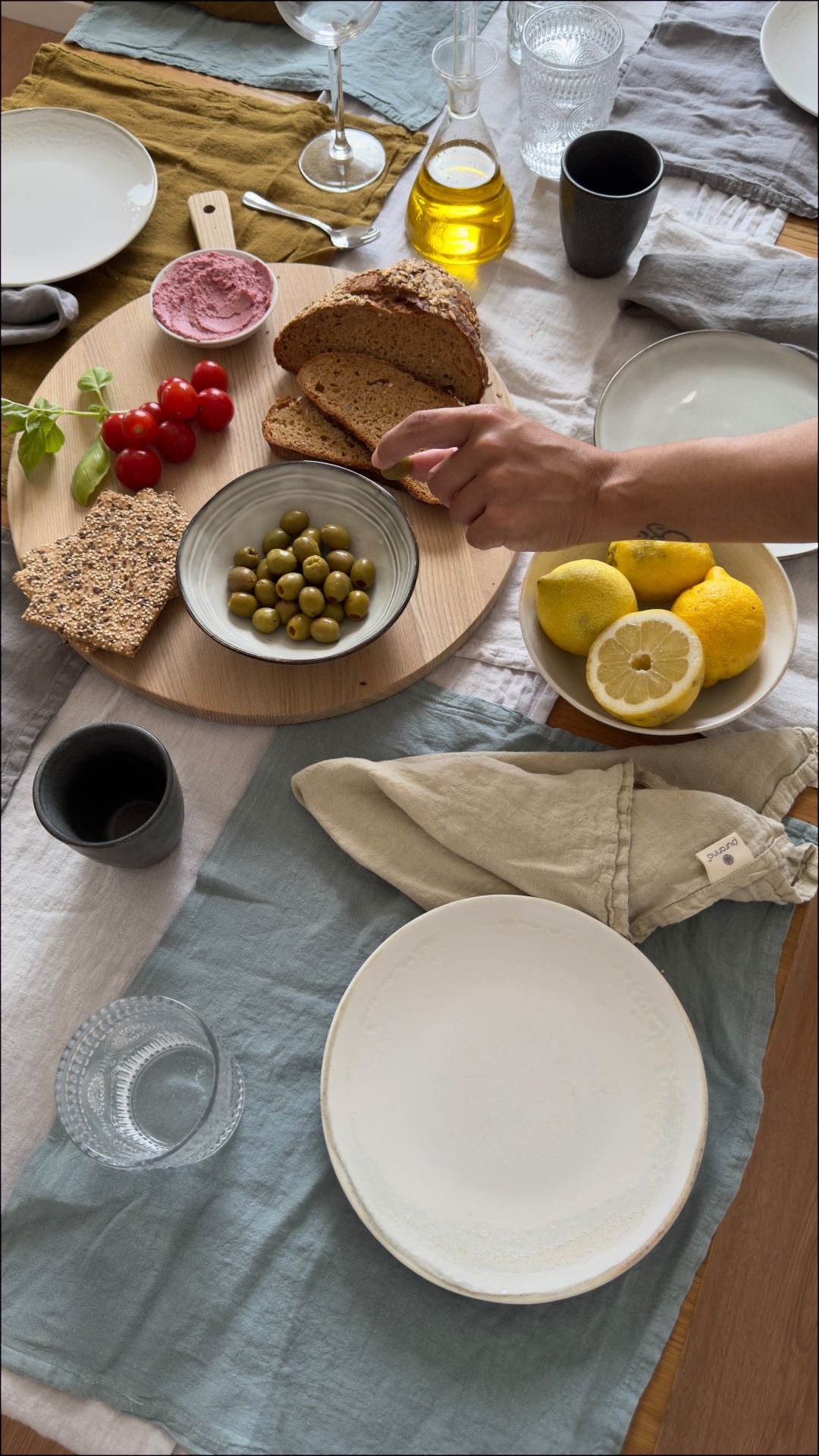 Guardanapos 100% Linho Ocean (Pack de 2)