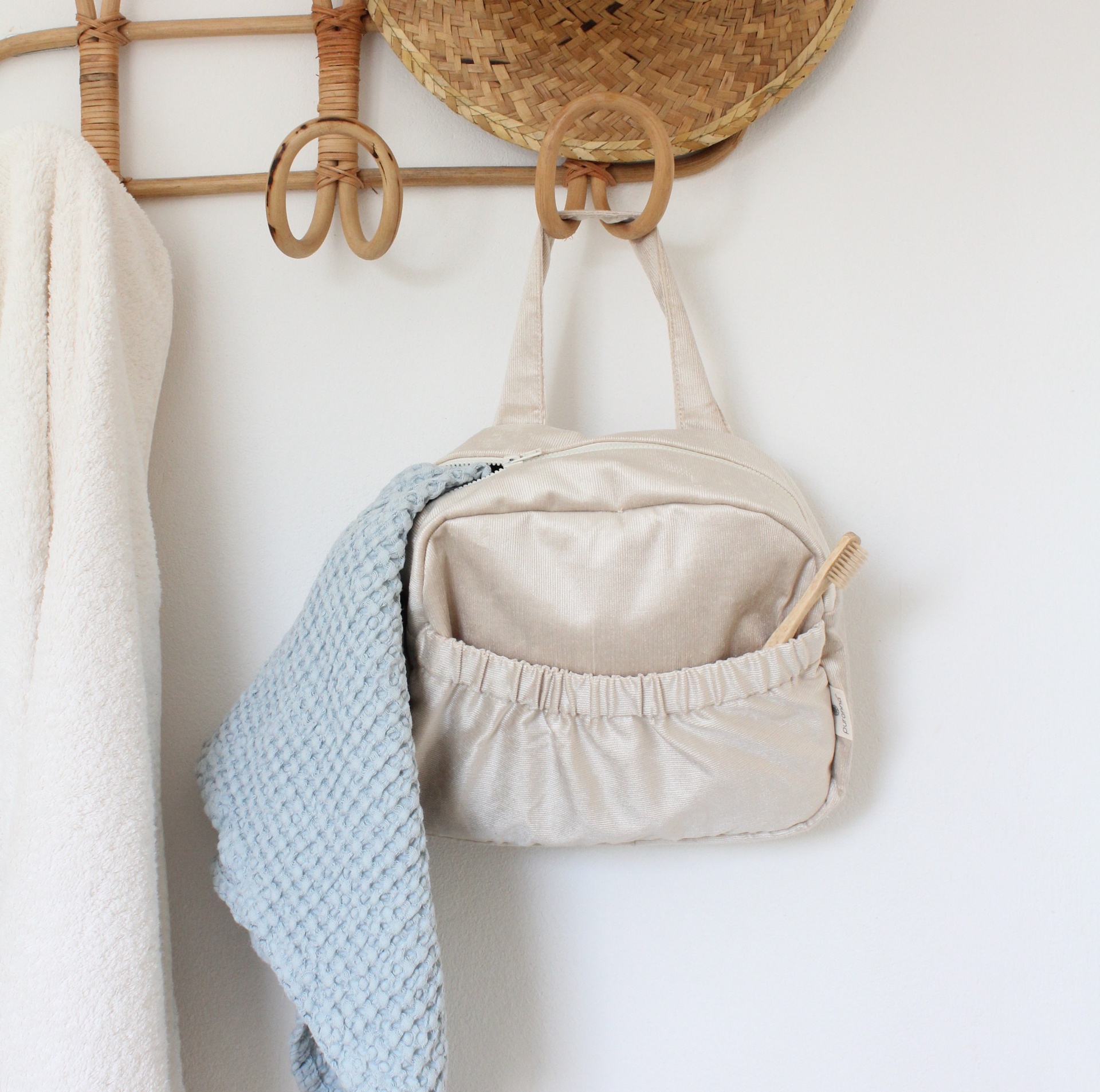 Bolsa de Viagem Bombazine Bege