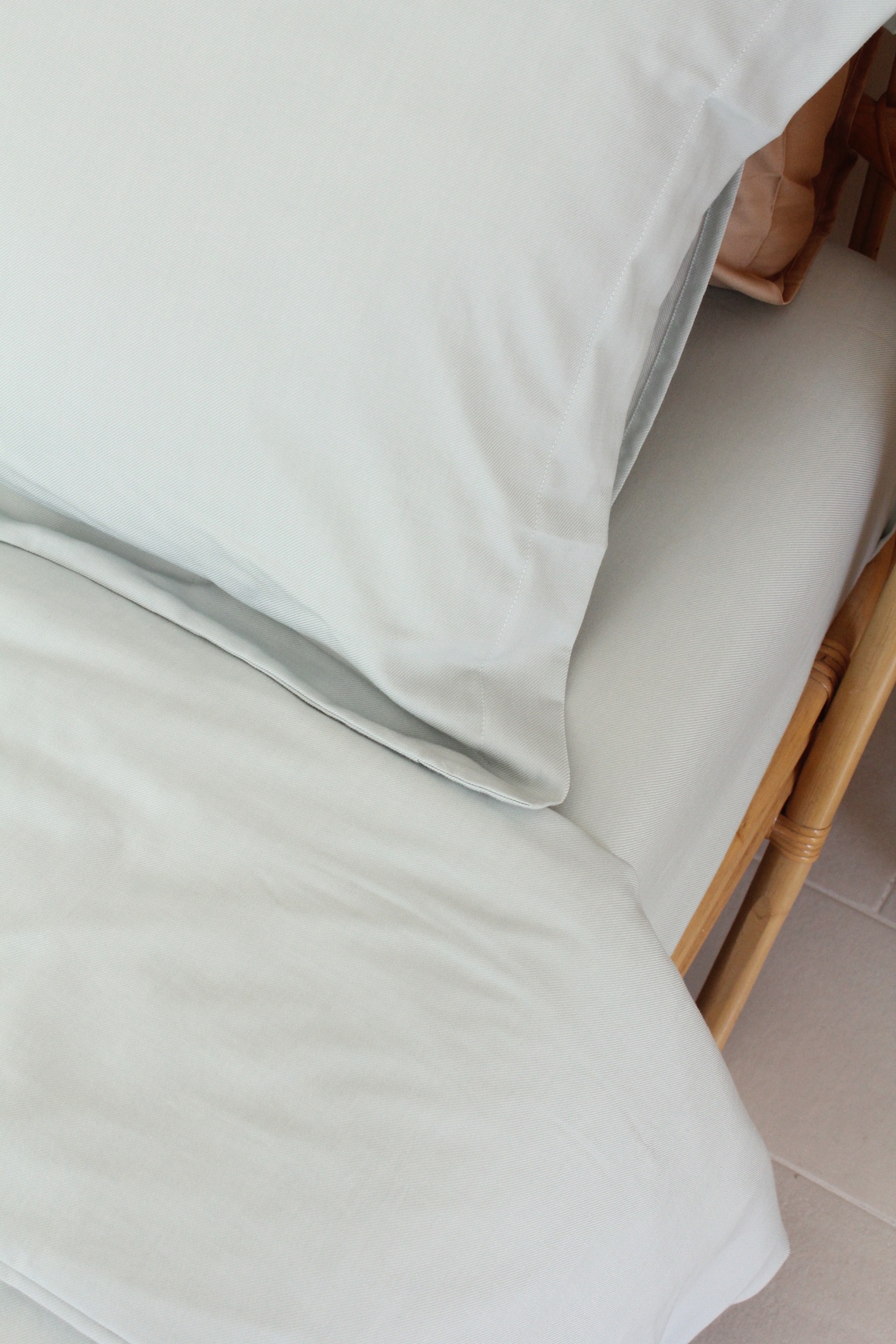 Conjunto de Cama Verde Água