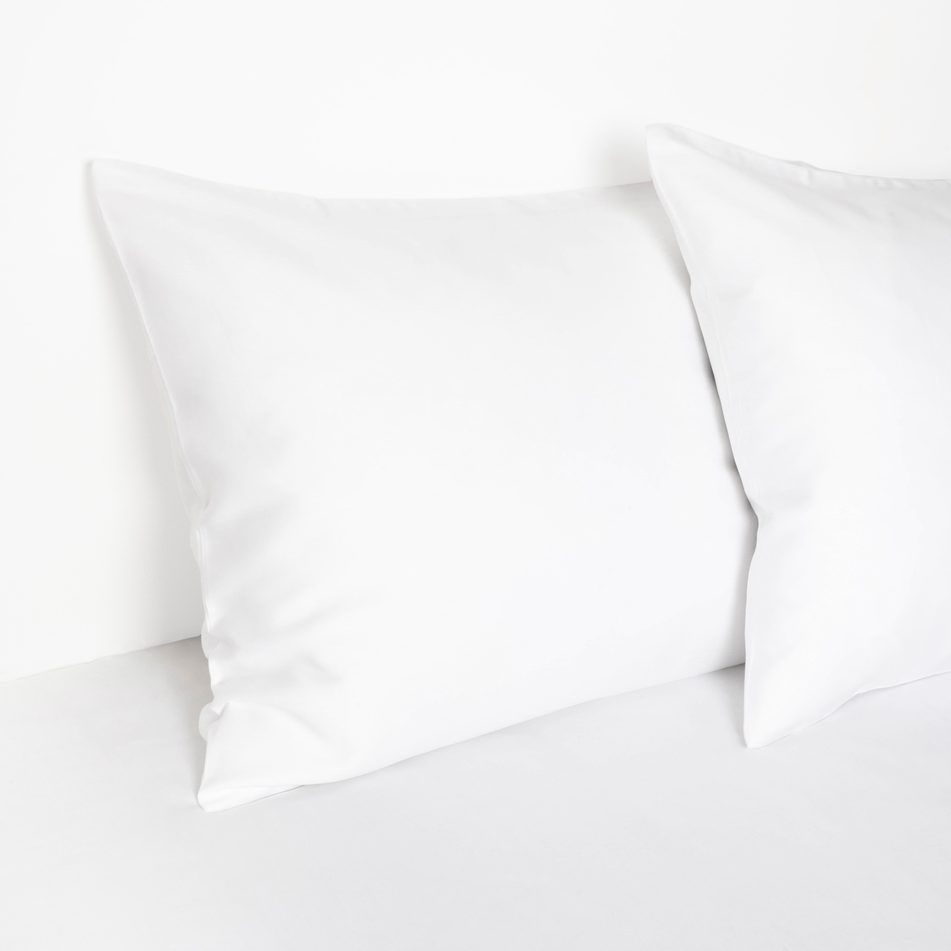 Lençóis de Cetim Tencel e Algodão - Branco