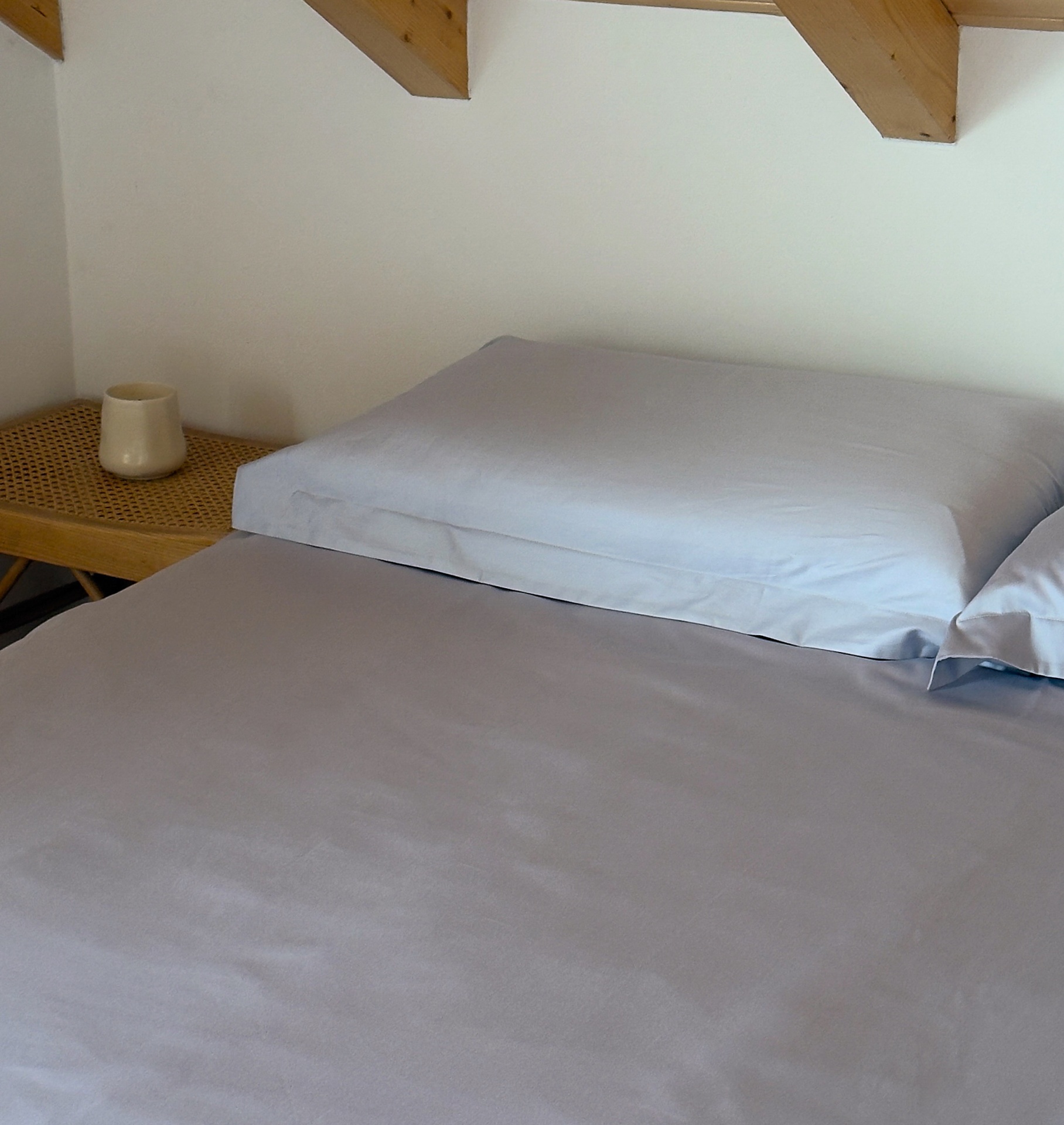 Conjunto Lençóis de Cetim Cinza Claro