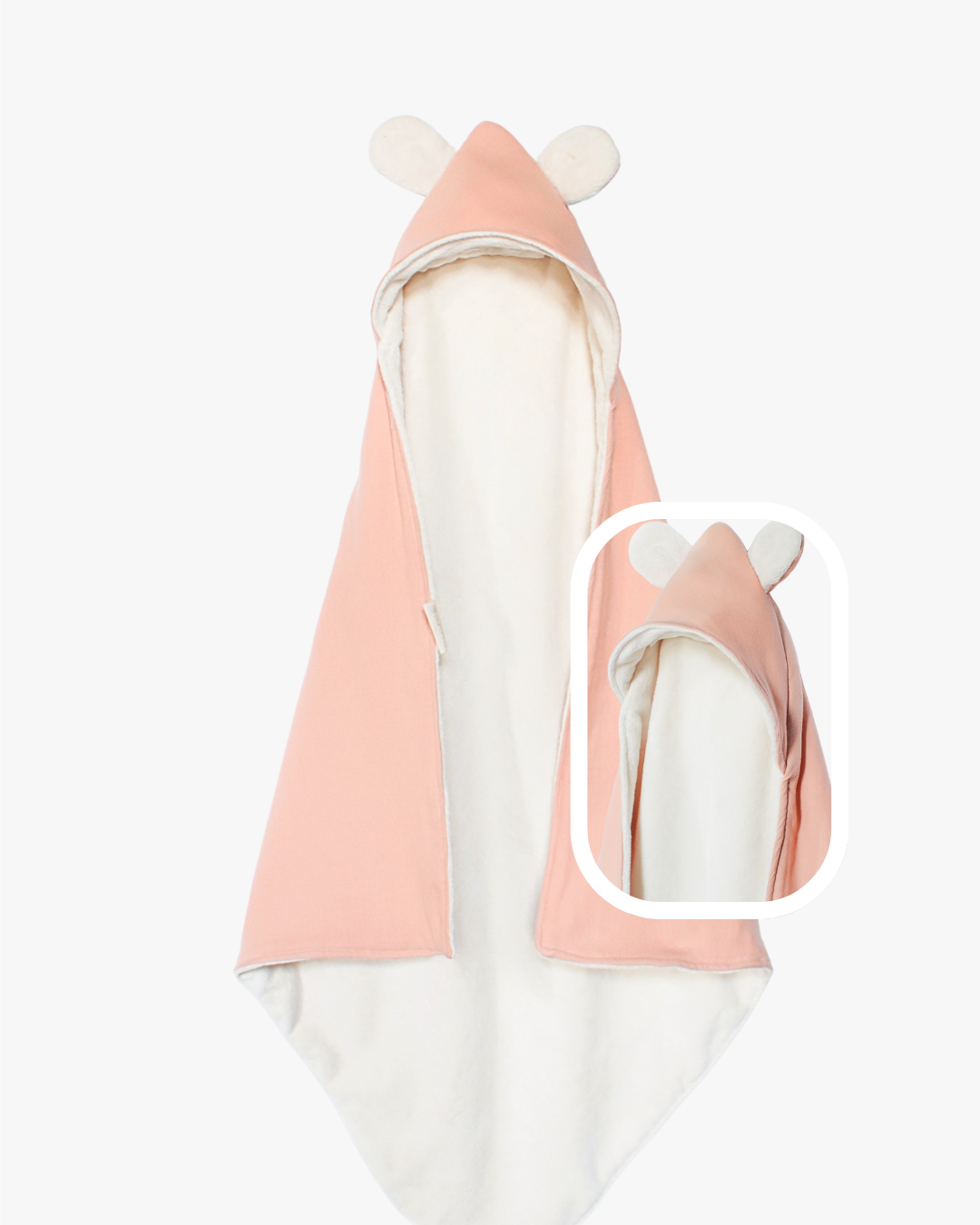 Toalha de Banho Bebé Salmão