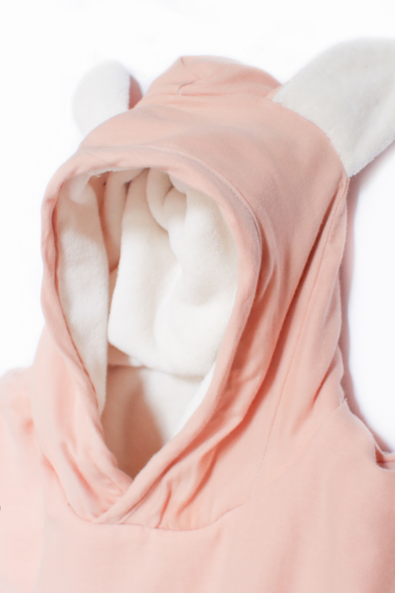 Poncho de Banho com Capuz Salmão