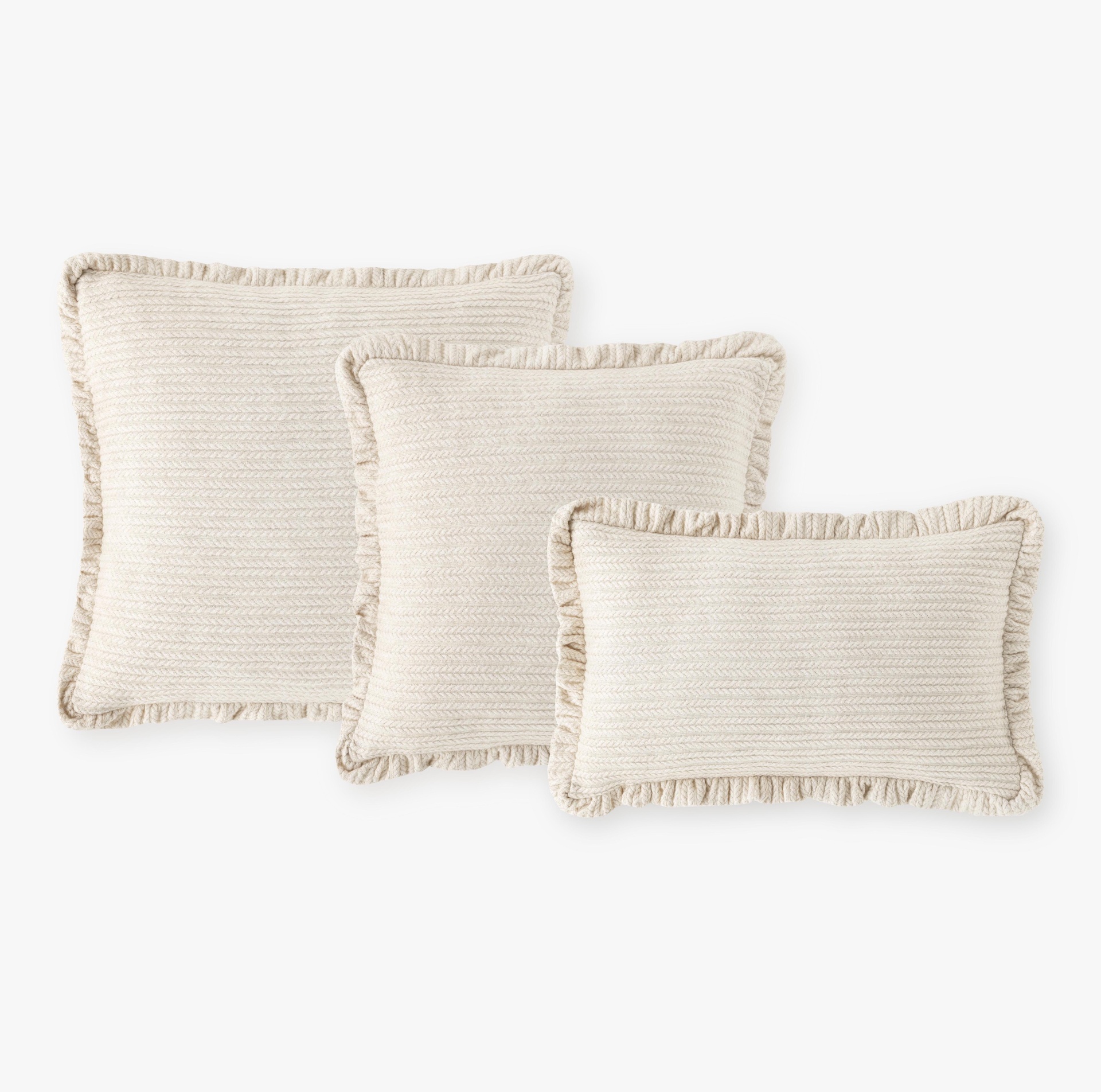 Capa de Almofada Bege