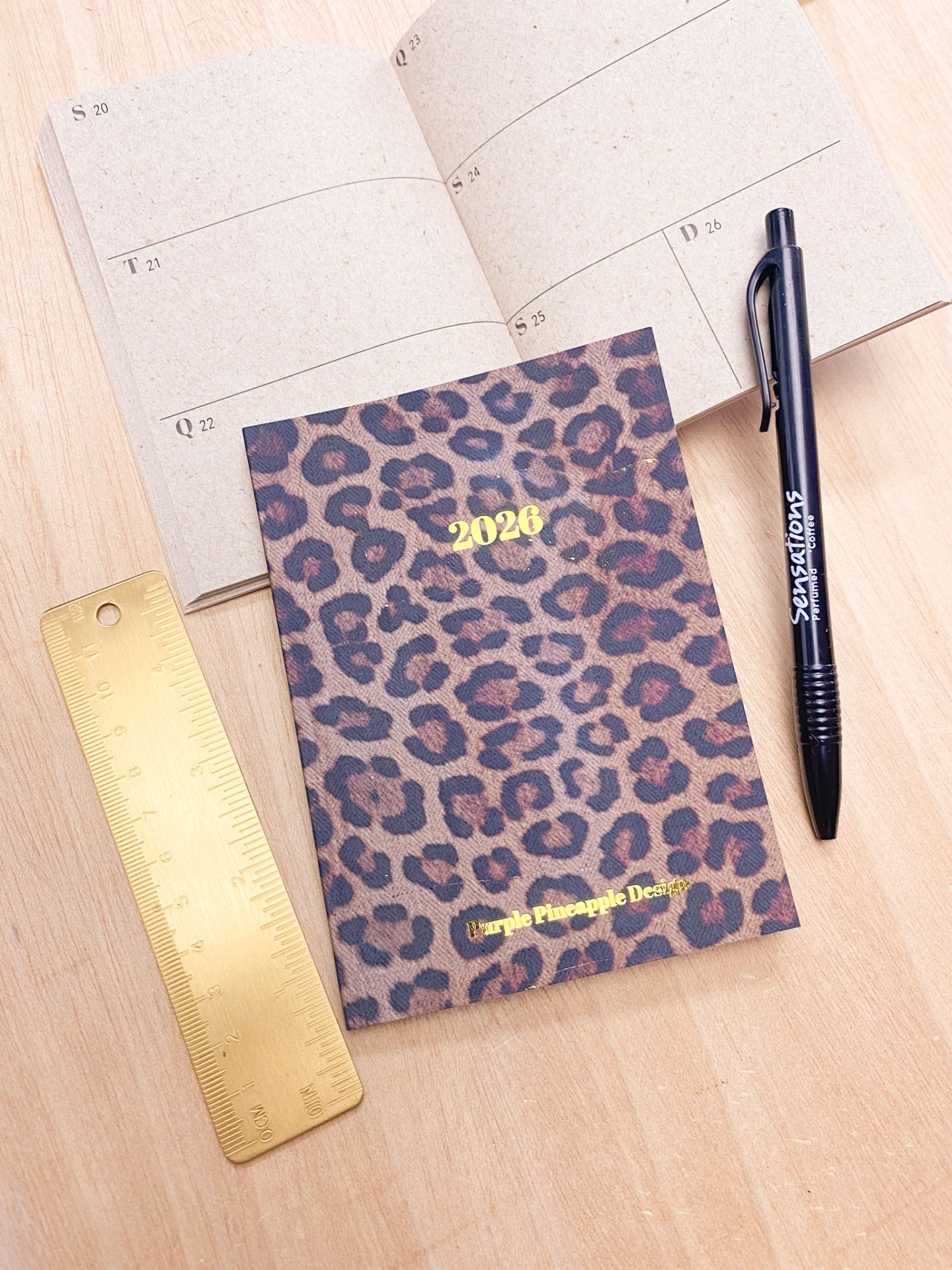 Agenda de Bolso ✨ Leopardo 🐆 2026