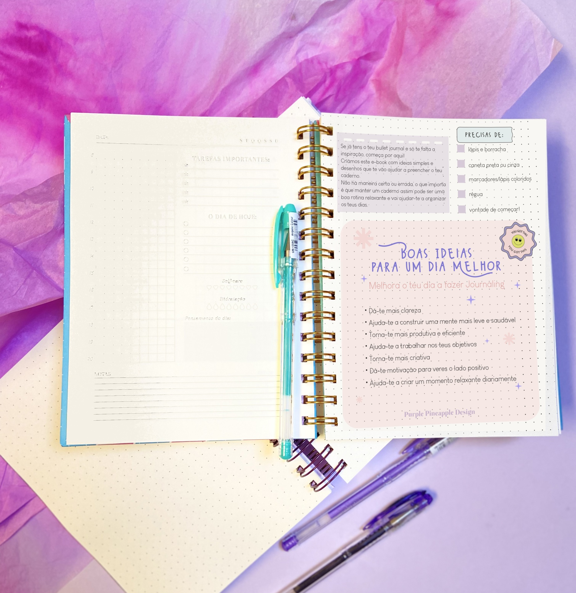 ★ E-book ★ Ideias para começar a prática de Journaling