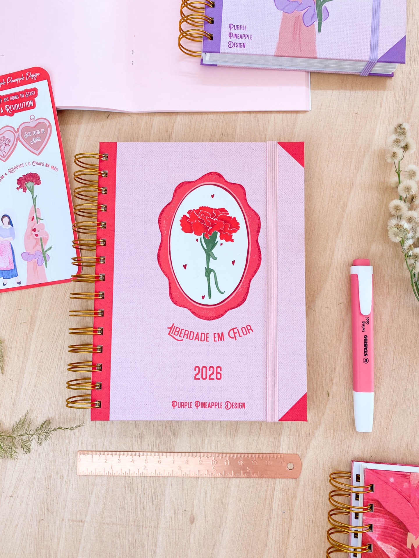 Agenda Semanal 2026 🌹 Liberdade em Flor