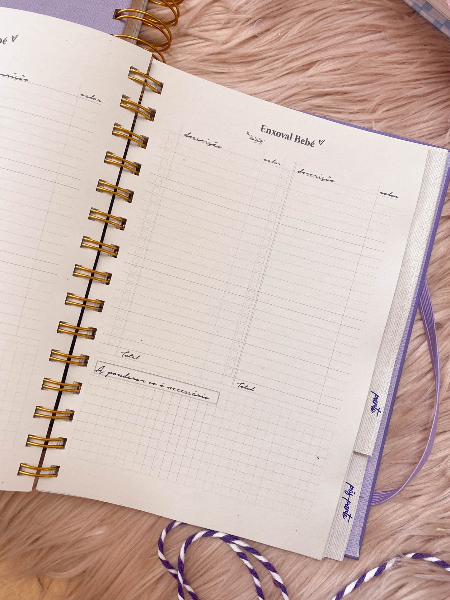 Agenda de grávida 💜🎀